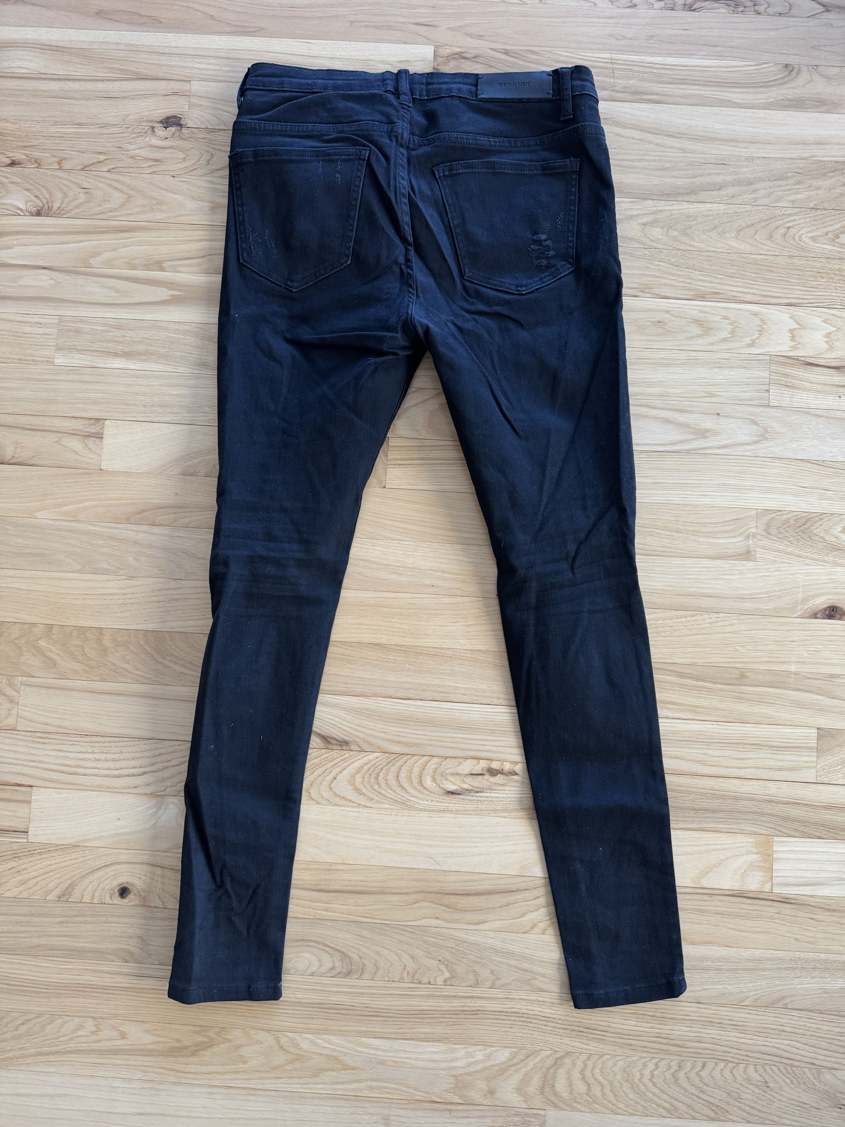 Other Black Slim Stretch Jeans Size US 32 / EU 48 - 3 Thumbnail