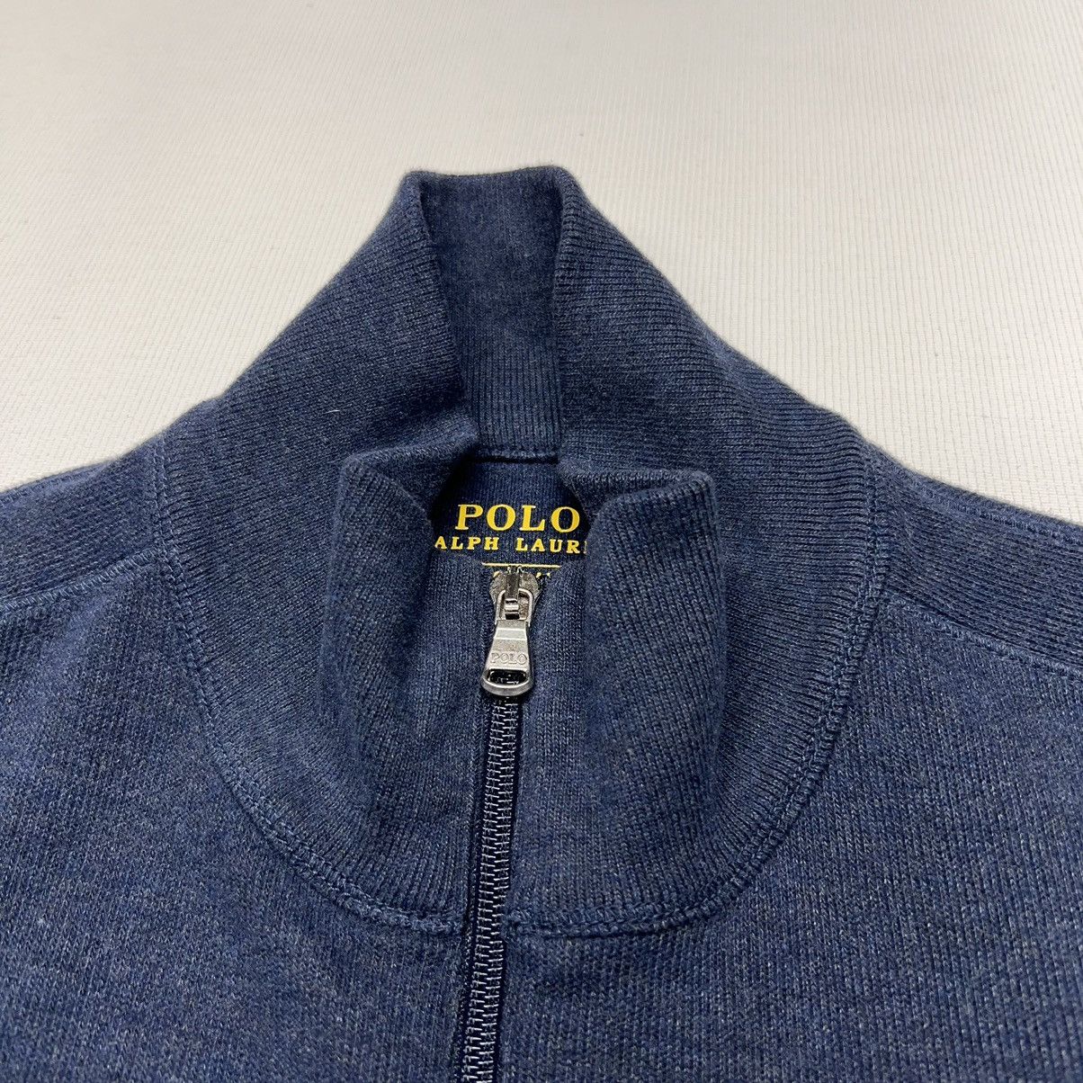 Polo Ralph Lauren Polo Ralph Lauren Sweater Blue Full Zip Knit Performance Size US M / EU 48-50 / 2 - 3 Thumbnail