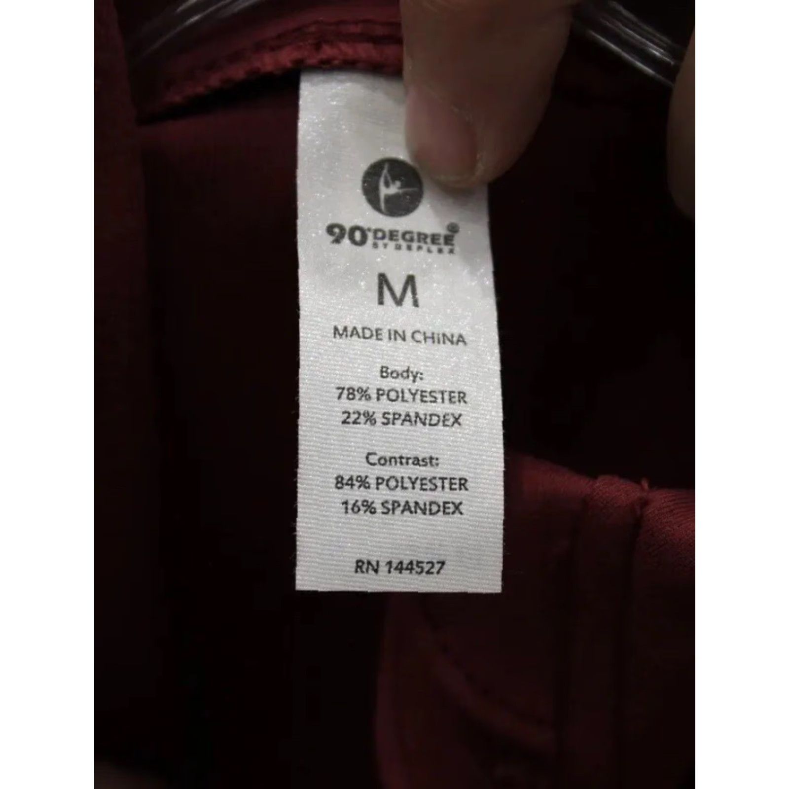 Vintage 90 Degree Rouge Blush Active Yoga ZipUp Fusion Jacket Women's M Red Size M / US 6-8 / IT 42-44 - 4 Thumbnail