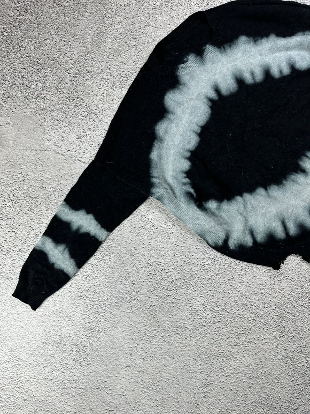 Japanese Brand Avant Garde Tie-Dye Destroyed Sweater Punk Y2K Grunge SK8 Size M / US 6-8 / IT 42-44 - 7 Thumbnail
