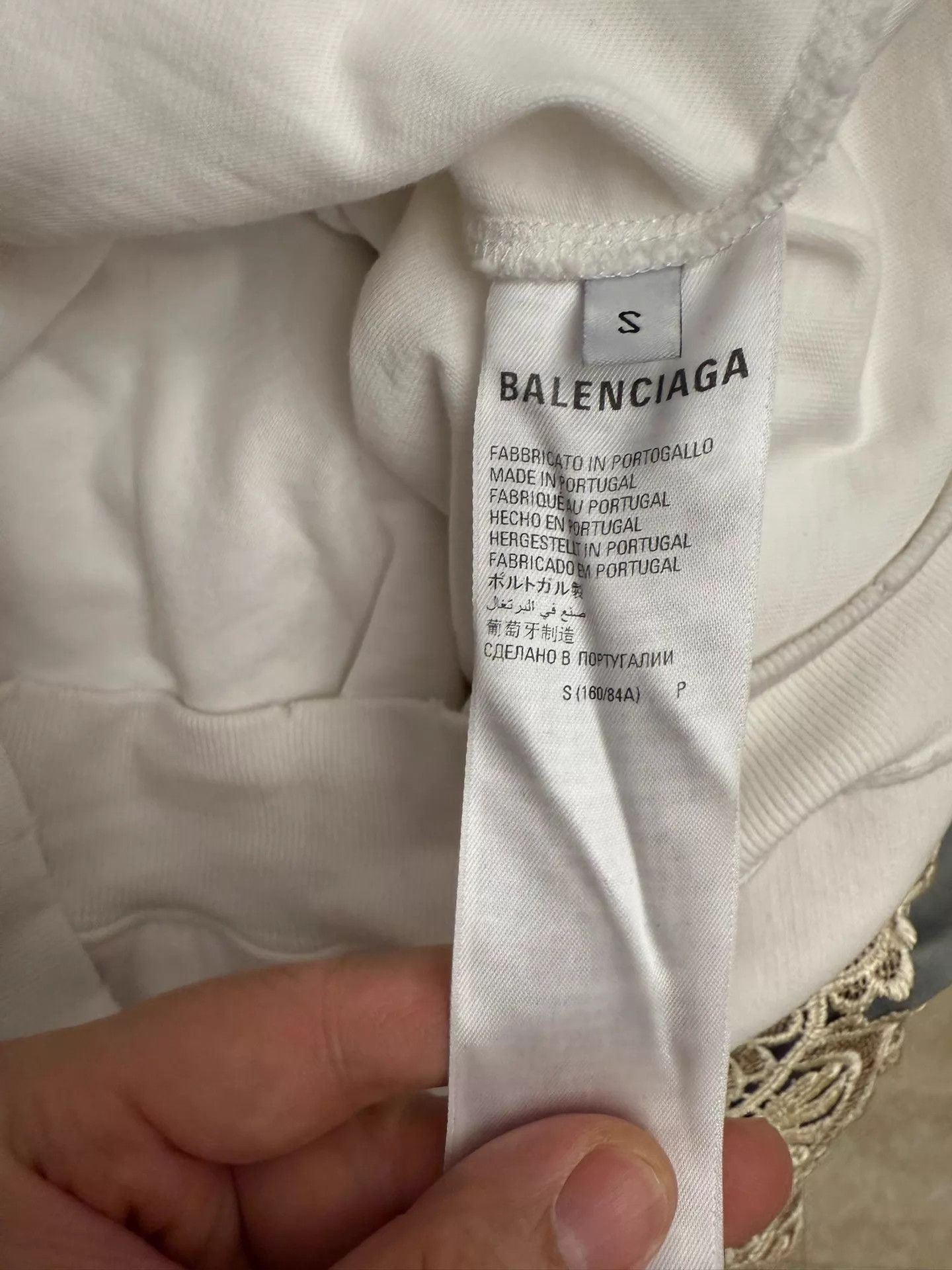Balenciaga Balenciaga OS Hoodie S (L) Big Logo Distressed Size US S / EU 44-46 / 1 - 5 Thumbnail