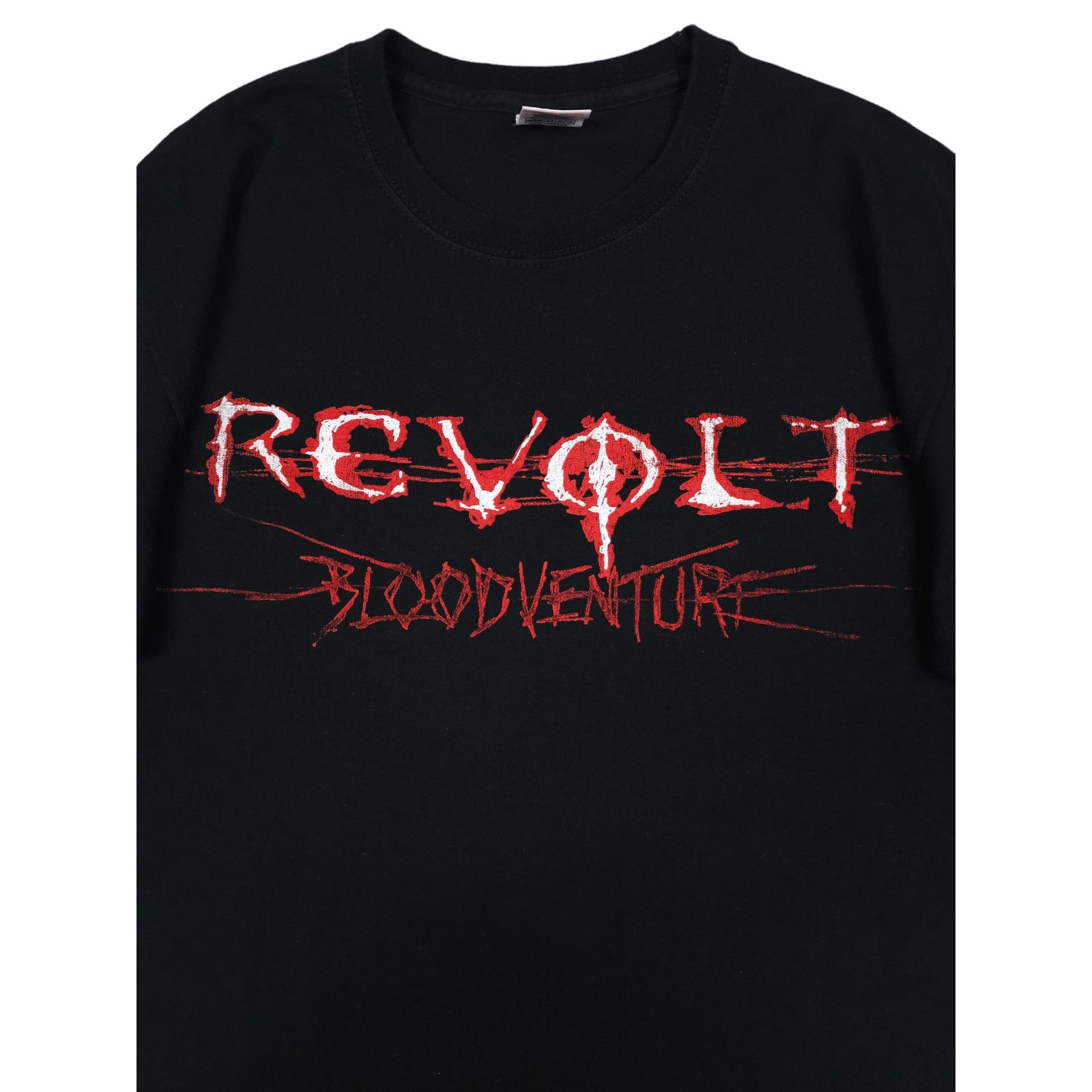 Band Tees × Vintage 💎 Crazy Vintage Y2K Revolt Bloodvventure Rock Band T-Shirt Size US M / EU 48-50 / 2 - 4 Thumbnail