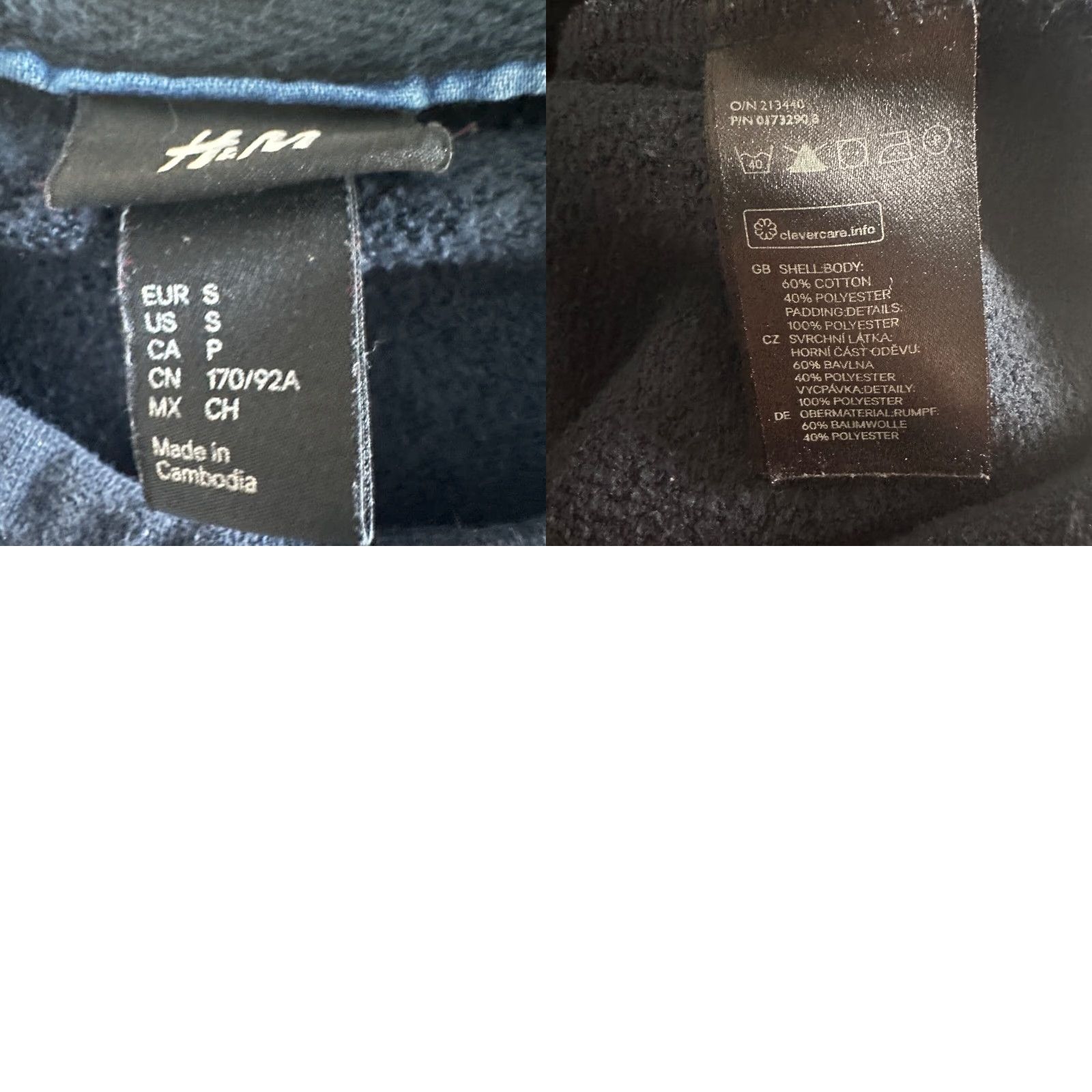 H&M H&M Sweater Adult Small Blue Fleece Pullover Crewneck Casual Mens Size US S / EU 44-46 / 1 - 8 Thumbnail
