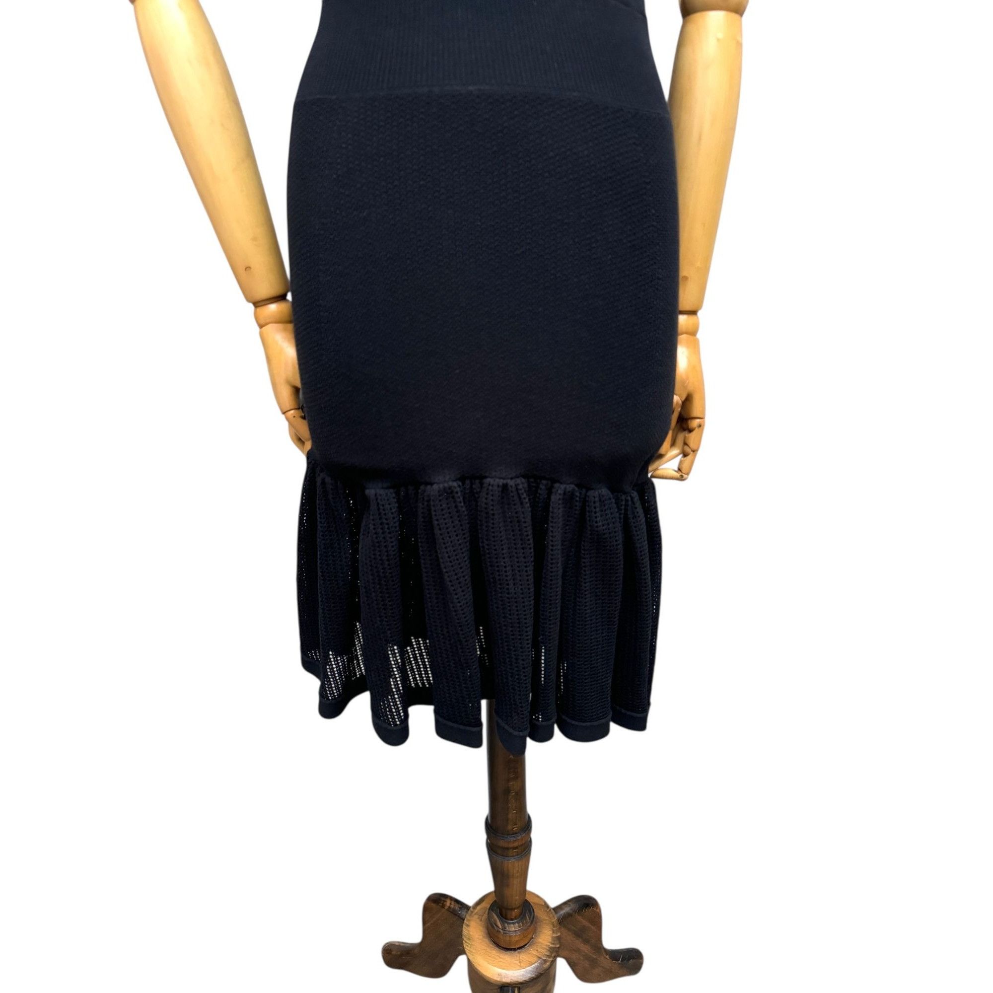 Yves Saint Laurent by Tom Ford Dark Navy Knit Dress Size S / US 4 / IT 40 - 4 Thumbnail