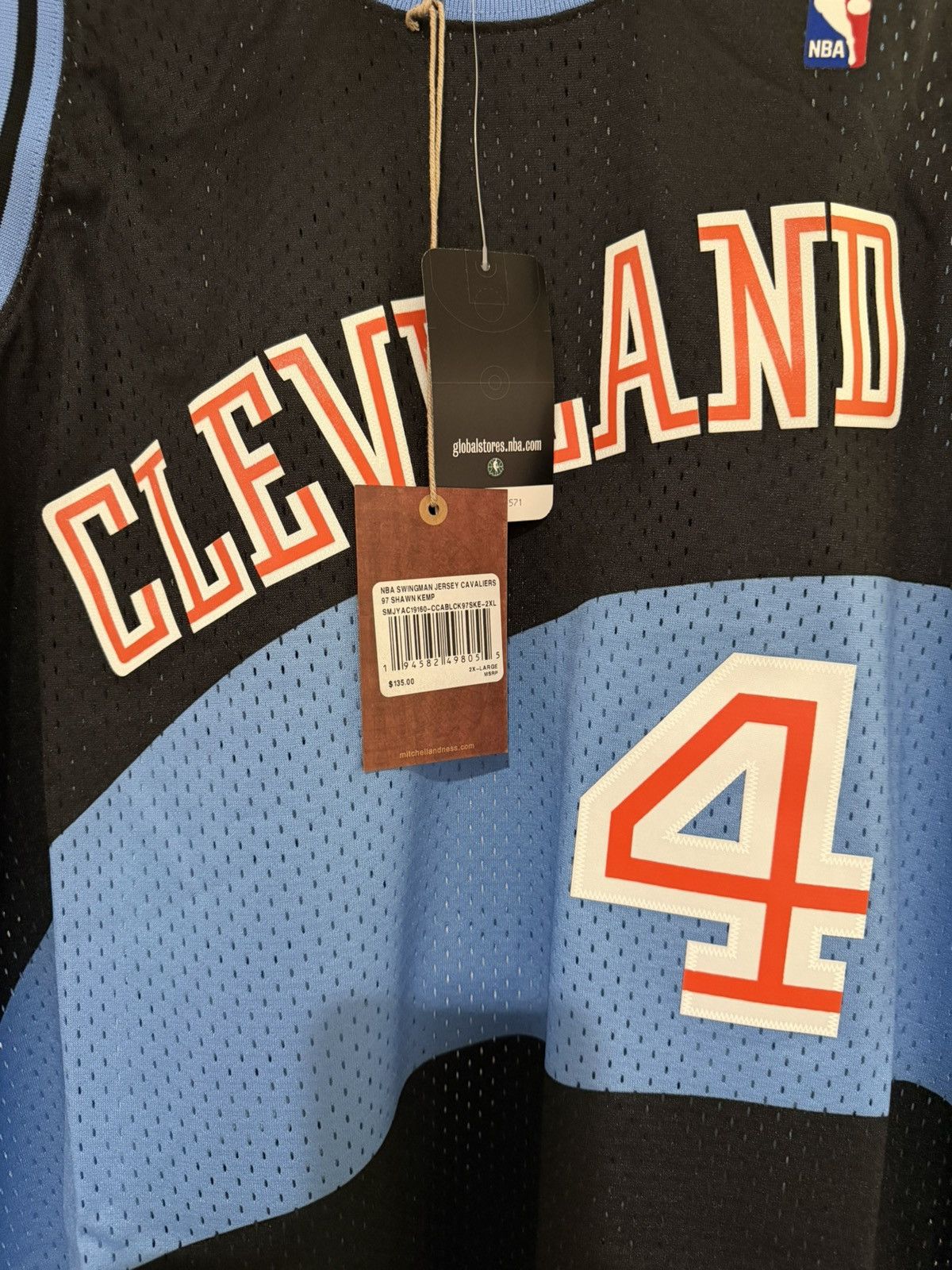 Mitchell & Ness Cleveland Cavaliers Mitchell & Ness Swingman Jersey NBA Size US XXL / EU 58 / 5 - 3 Thumbnail