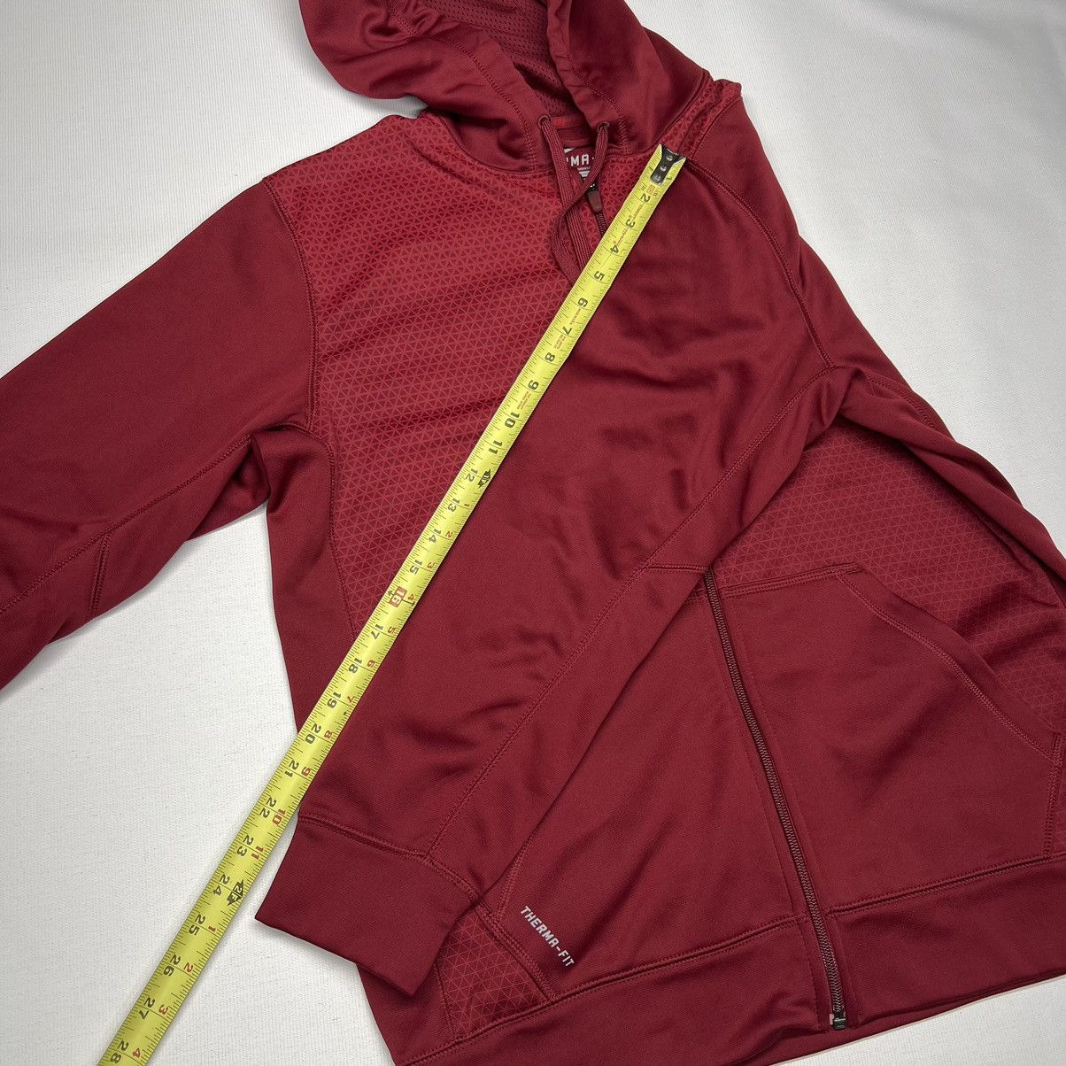 Nike Nike Hoodie Red Therma-Fit Zip Sweatshirt Sweater Fleece Size US M / EU 48-50 / 2 - 20 Thumbnail