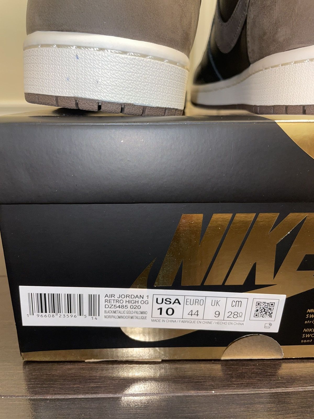 Jordan Brand Jordan 1 high palomino size 10 mens Size US 10 / EU 43 - 5 Thumbnail