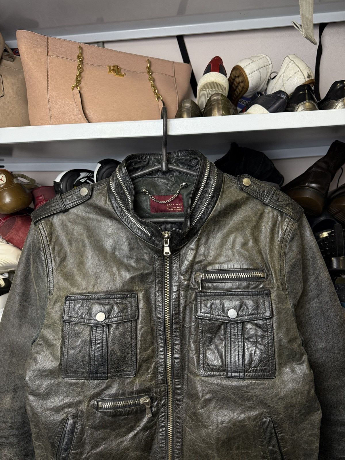 Leather Crazy True Vintage Cycle Rider Leather Jacket Biker Rare Y2K Size US L / EU 52-54 / 3 - 2 Thumbnail