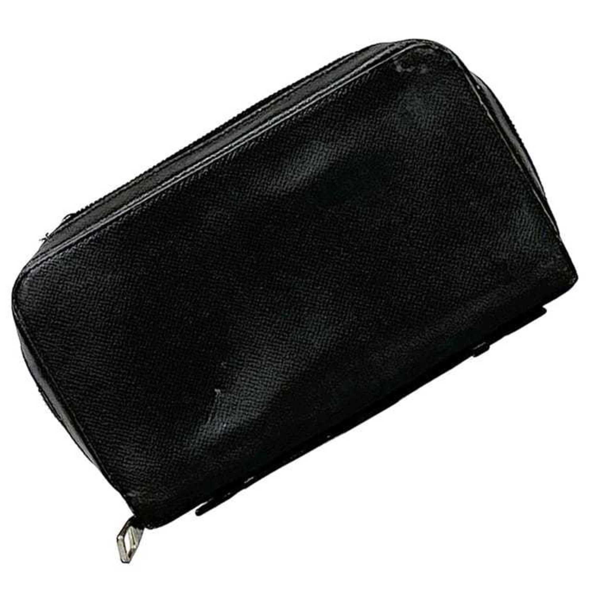 Louis Vuitton Louis Vuitton Round Long Wallet Zippy XL ec-22670 Black Ardoise Taiga M44275 Second Bag Leather CA3198 LOUIS VUITTON Clutch LV Size ONE SIZE - 1 Thumbnail