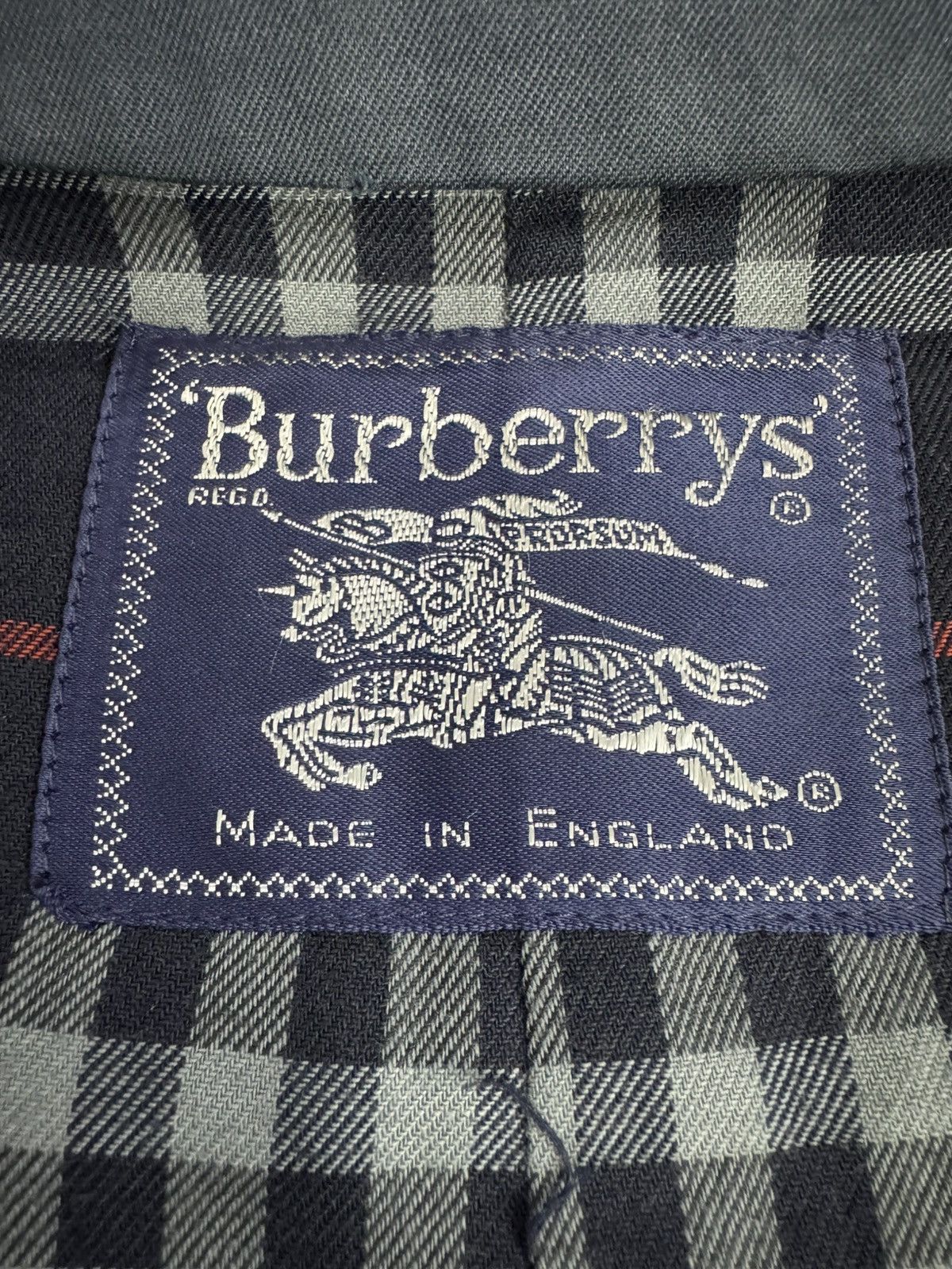 vintage Burberry's double-breasted trench coat