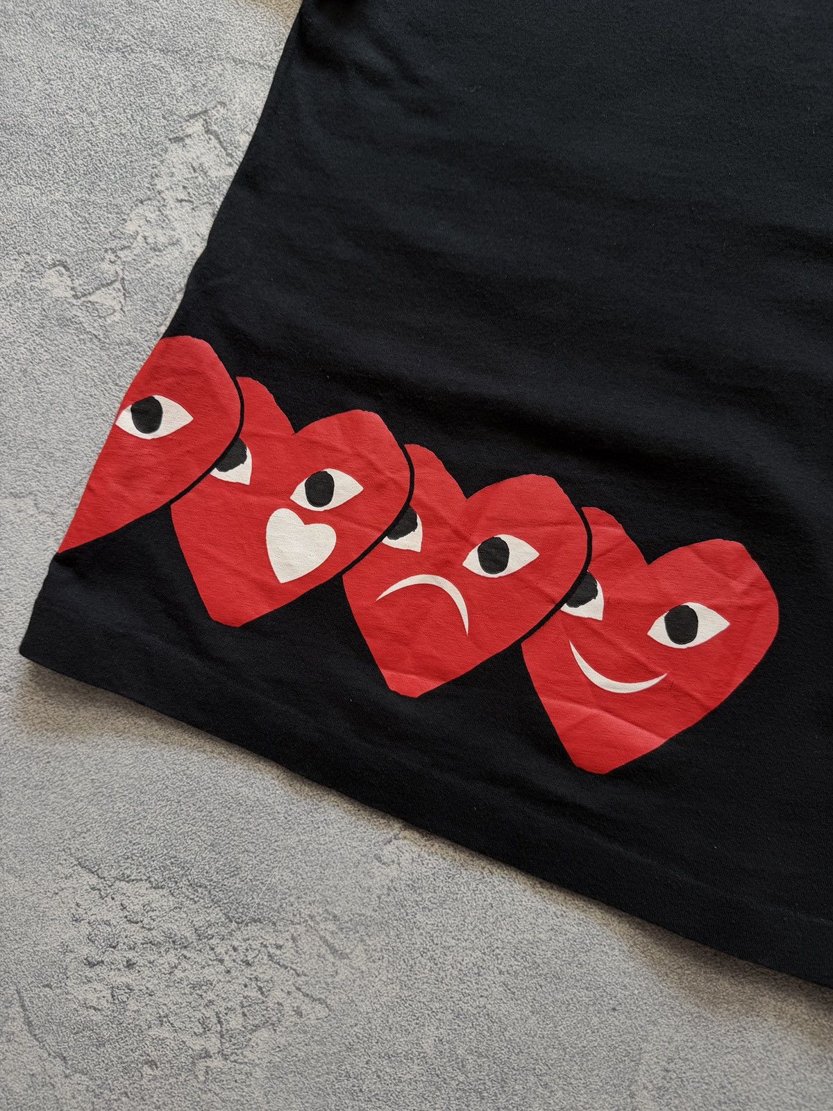 Comme des Garcons PLAY PLAY COMME DES GARÇONS RARE RETRO TEE BIG LOGO Size US S / EU 44-46 / 1 - 8 Thumbnail