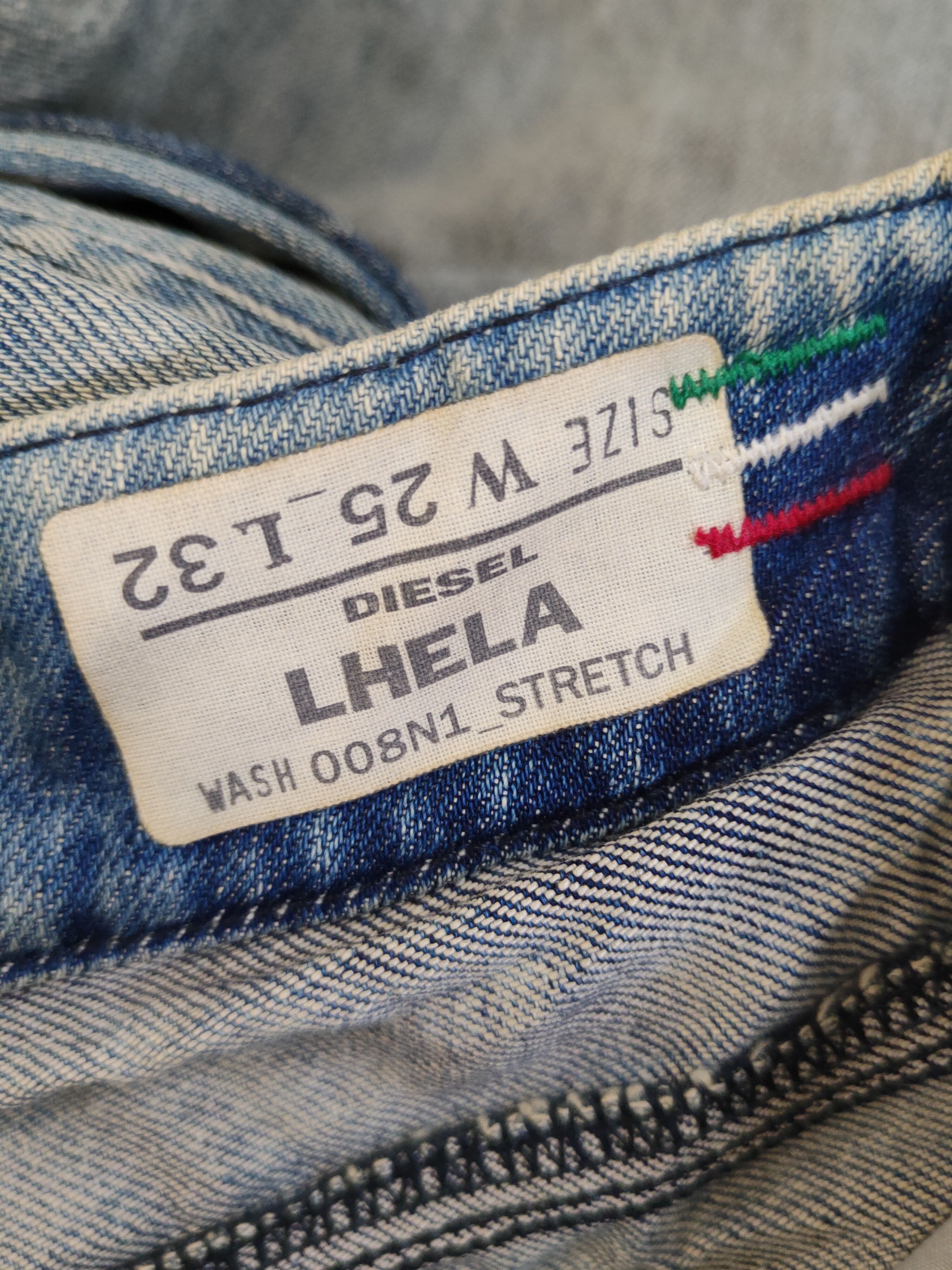 Diesel Diesel Dark Blue Faded Distressed Ripped denim Jeans #W1953 Size US 27 - 18 Thumbnail