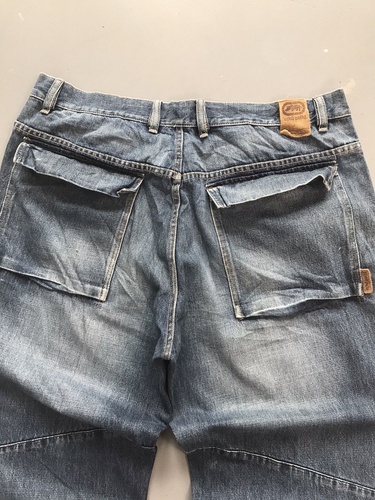 Ecko Unltd. × Southpole × Vintage Rare Vintage Ecko UNLTD big pocket baggy fit denim Size US 41 - 10 Thumbnail