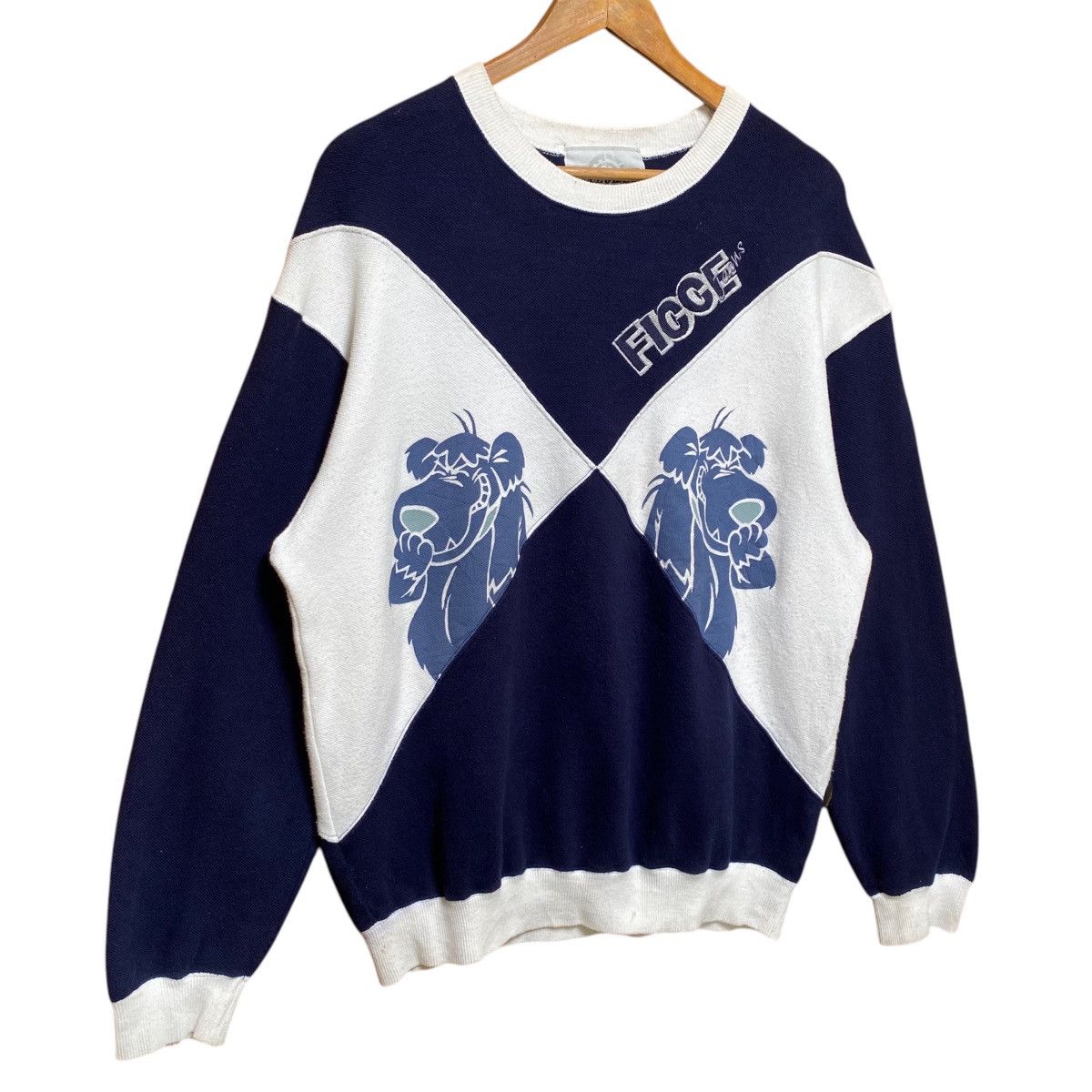 Designer × Vintage × Yoshiyuki Konishi 🔥 FICCE UOMO by YOSHIYUKI KONOSHI HANNA BARBERA SWEATSHIRT Size US L / EU 52-54 / 3 - 4 Thumbnail