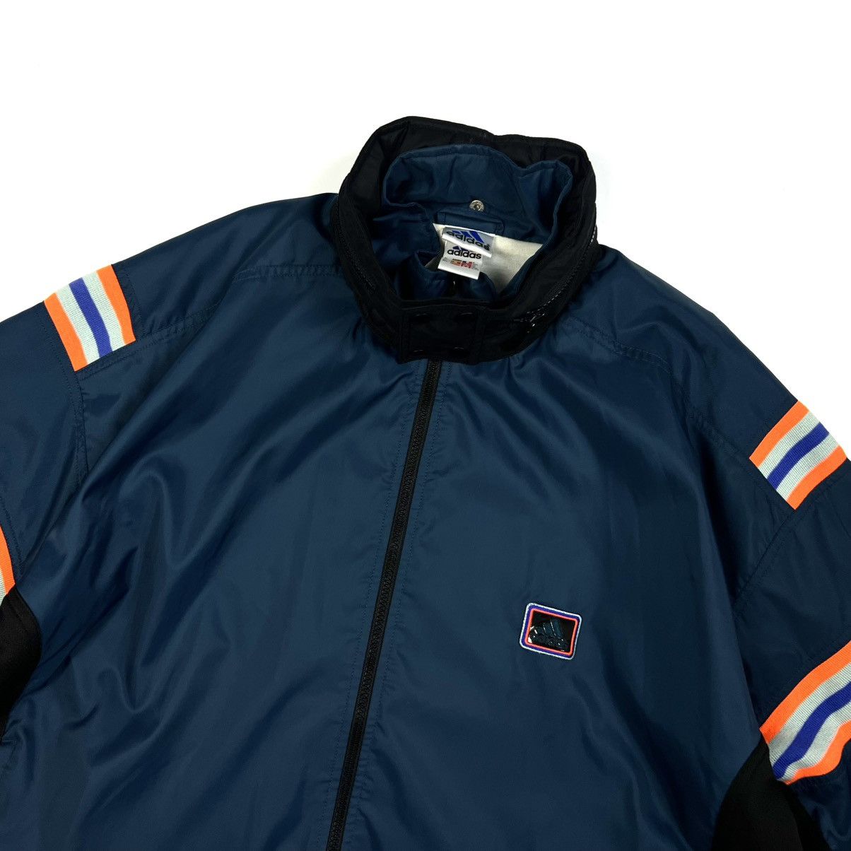 Adidas × Vintage Vintage Adidas Oversized Nylon Windbreaker Jacket Size XL Size US XL / EU 56 / 4 - 6 Thumbnail