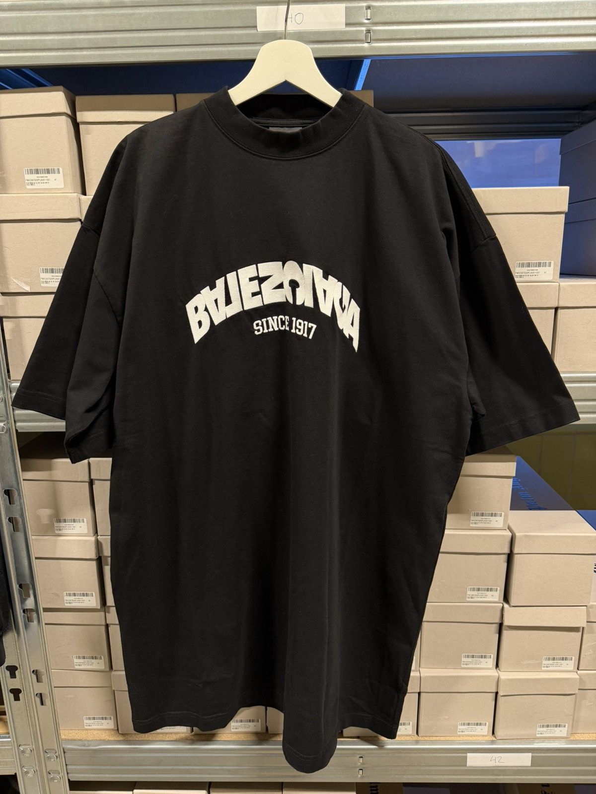 Balenciaga Balenciaga Logo Embroidery T-Shirt NEW 1000$ Size US XXL / EU 58 / 5 - 1 Thumbnail