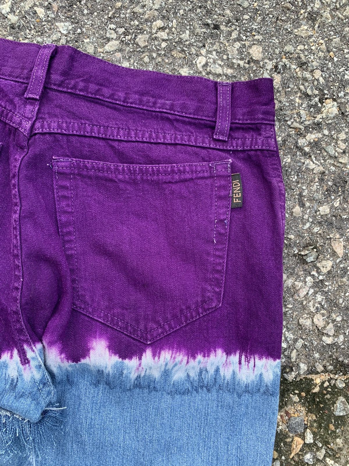 Fendi FENDI TIE DYE DENIM JEANS Size 29" - 12 Thumbnail