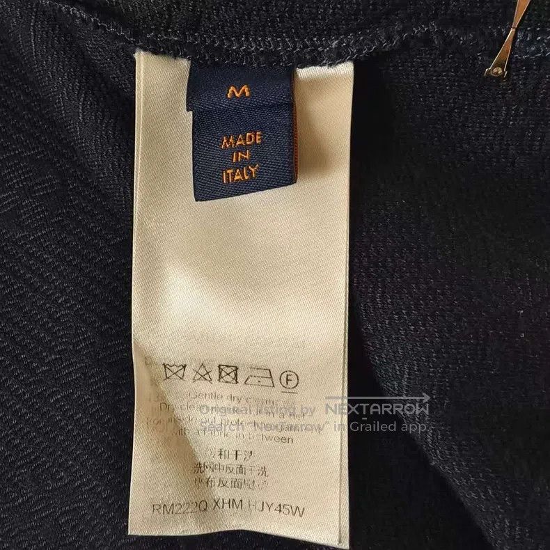 Louis Vuitton Louis Vuitton Dark blue embossed full logo jacket Size US M / EU 48-50 / 2 - 5 Thumbnail