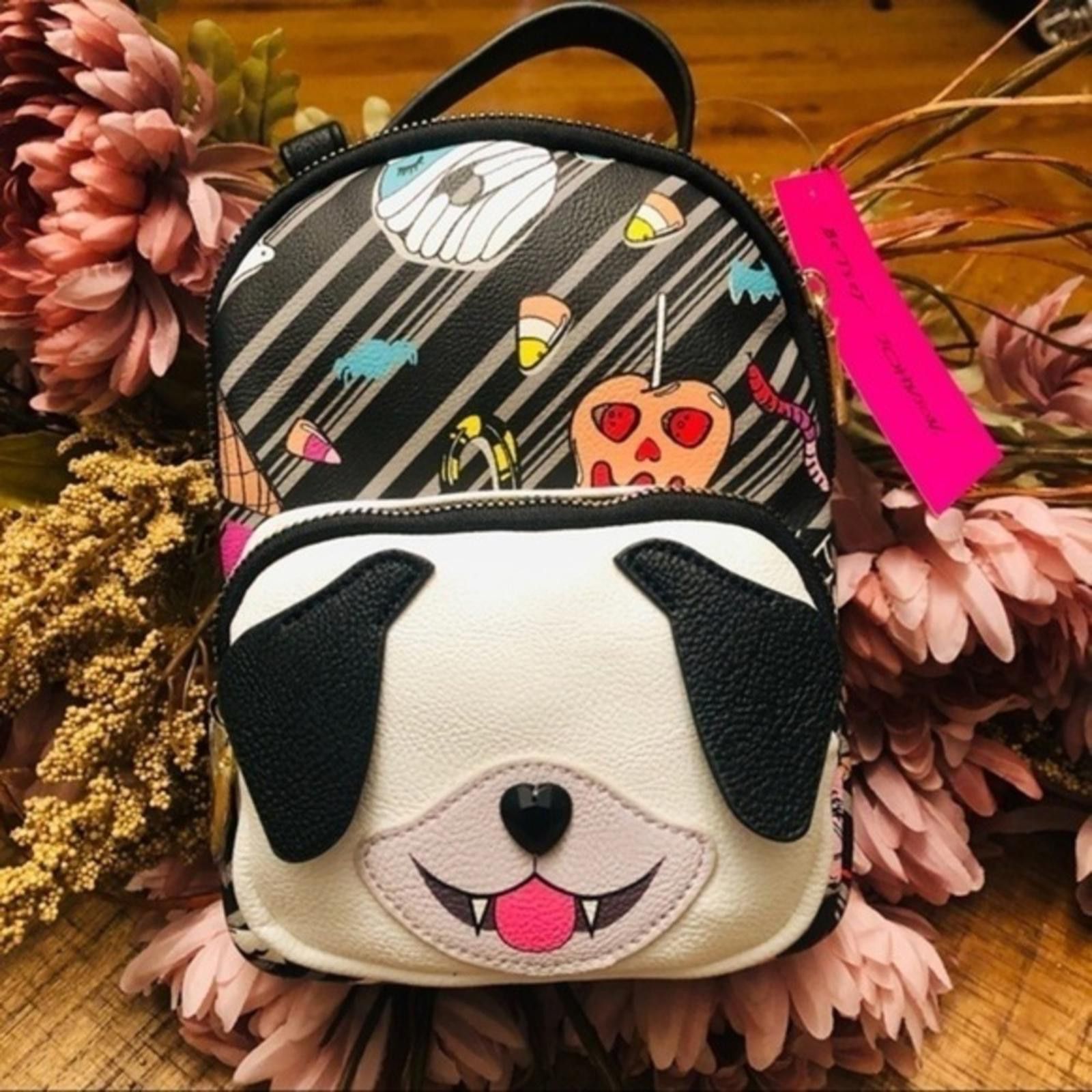 Betsey Johnson Betsey Johnson Candy Corn Halloween Dog Backpack NWT Size ONE SIZE - 1 Thumbnail