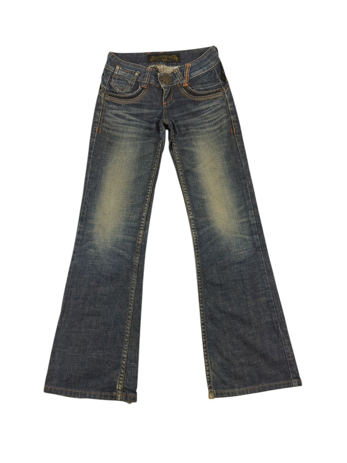 Japanese Brand Red peppers flare jeans Size US 28 / EU 44 - 1 Thumbnail