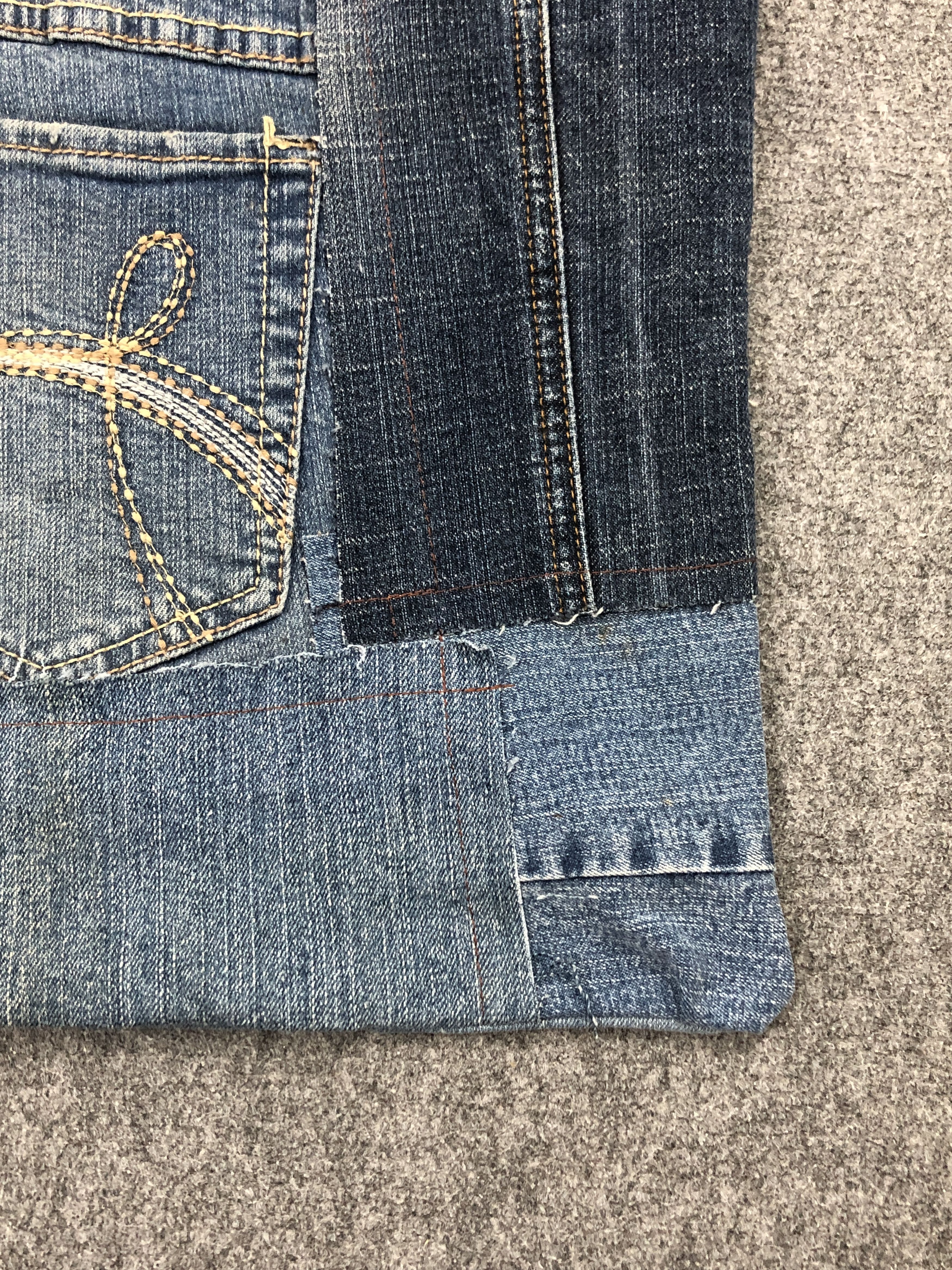 If Six Was Nine Vintage Unbranded Custom Jeans TotebaG BG0151 Size ONE SIZE - 4 Thumbnail