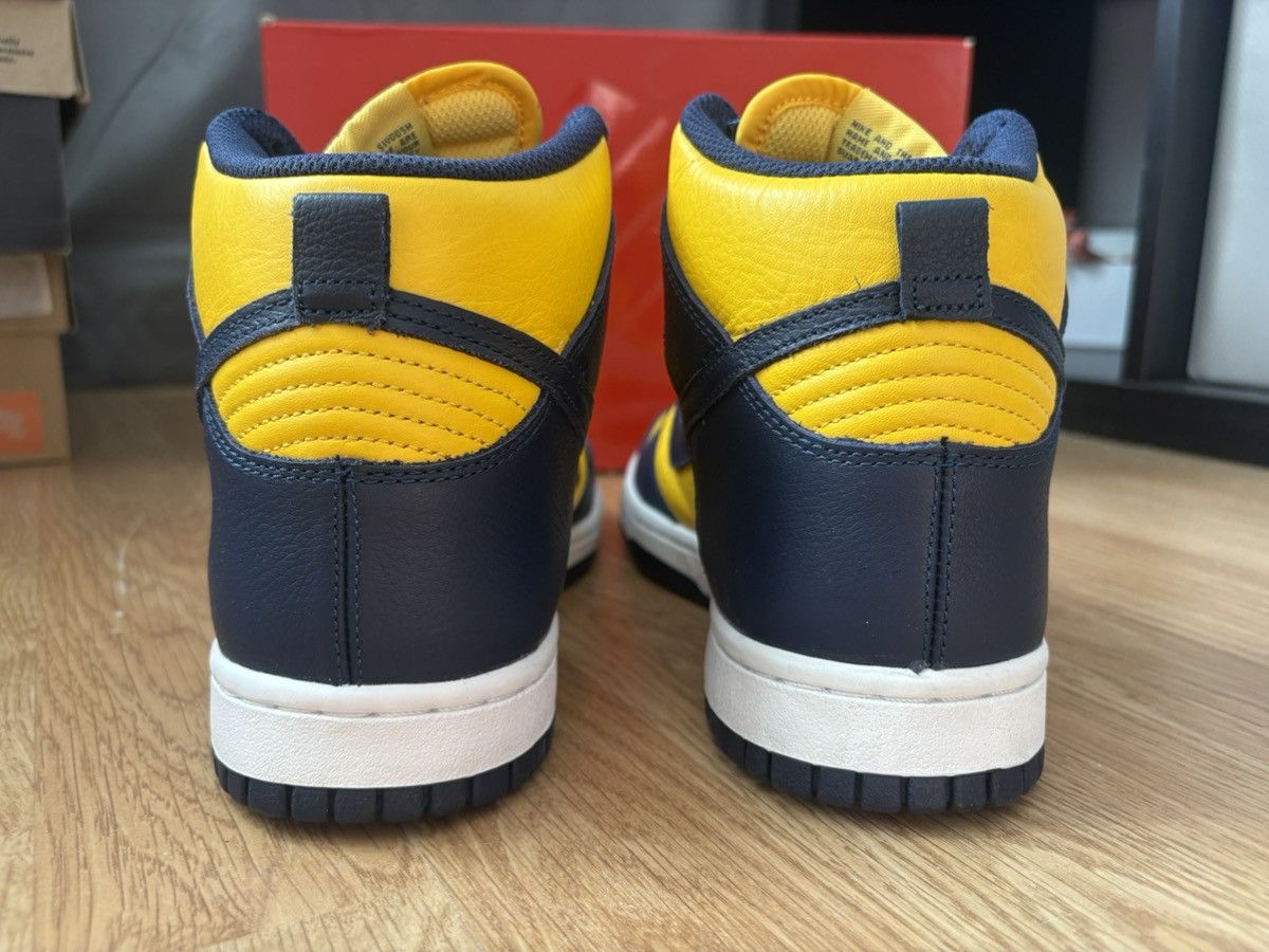 Nike 2016 Rare Nike Dunk High Michigan Size US 7.5 / IT 37.5 - 5 Thumbnail