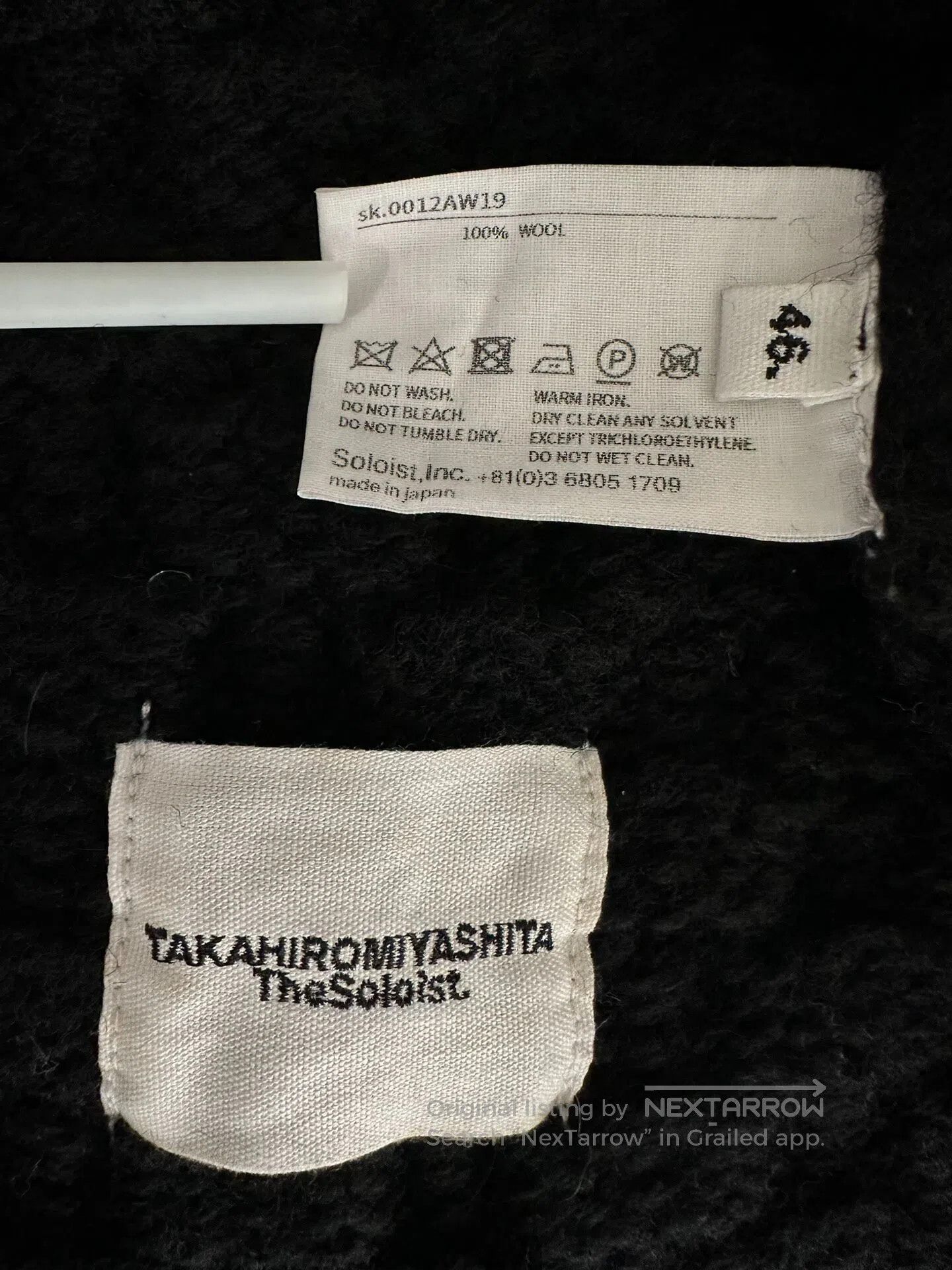 Takahiromiyashita The Soloist. takahiromiyashita thesoloist 19AW Zipper Sweater| Size US S / EU 44-46 / 1 - 9 Thumbnail