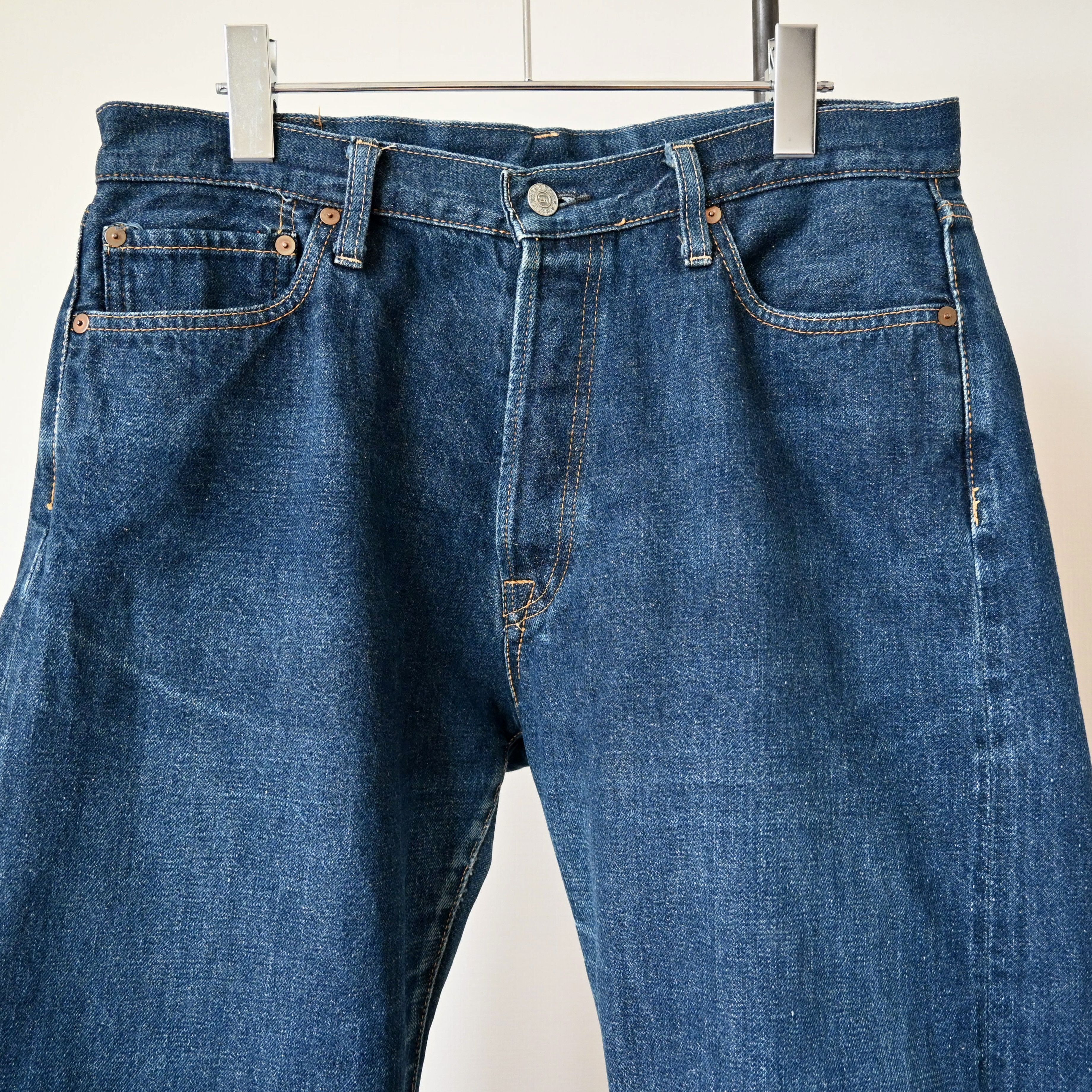 45rpm VTG 1990s 45rpm selvedged indigo denim jeans, made in Japan Size US 32 / EU 48 - 8 Thumbnail