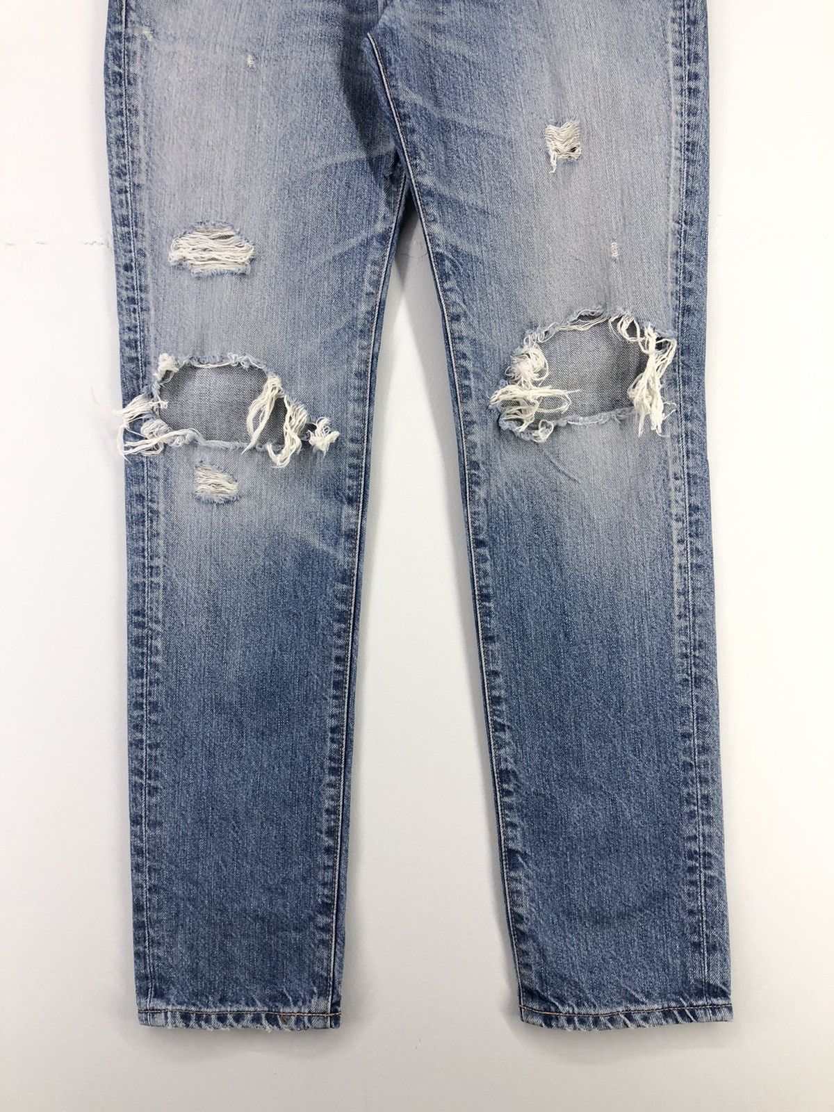 JACKROSE Rare💥Jackrose Seditionaries Distressed Faded Blue Jeans Size US 30 / EU 46 - 10 Thumbnail