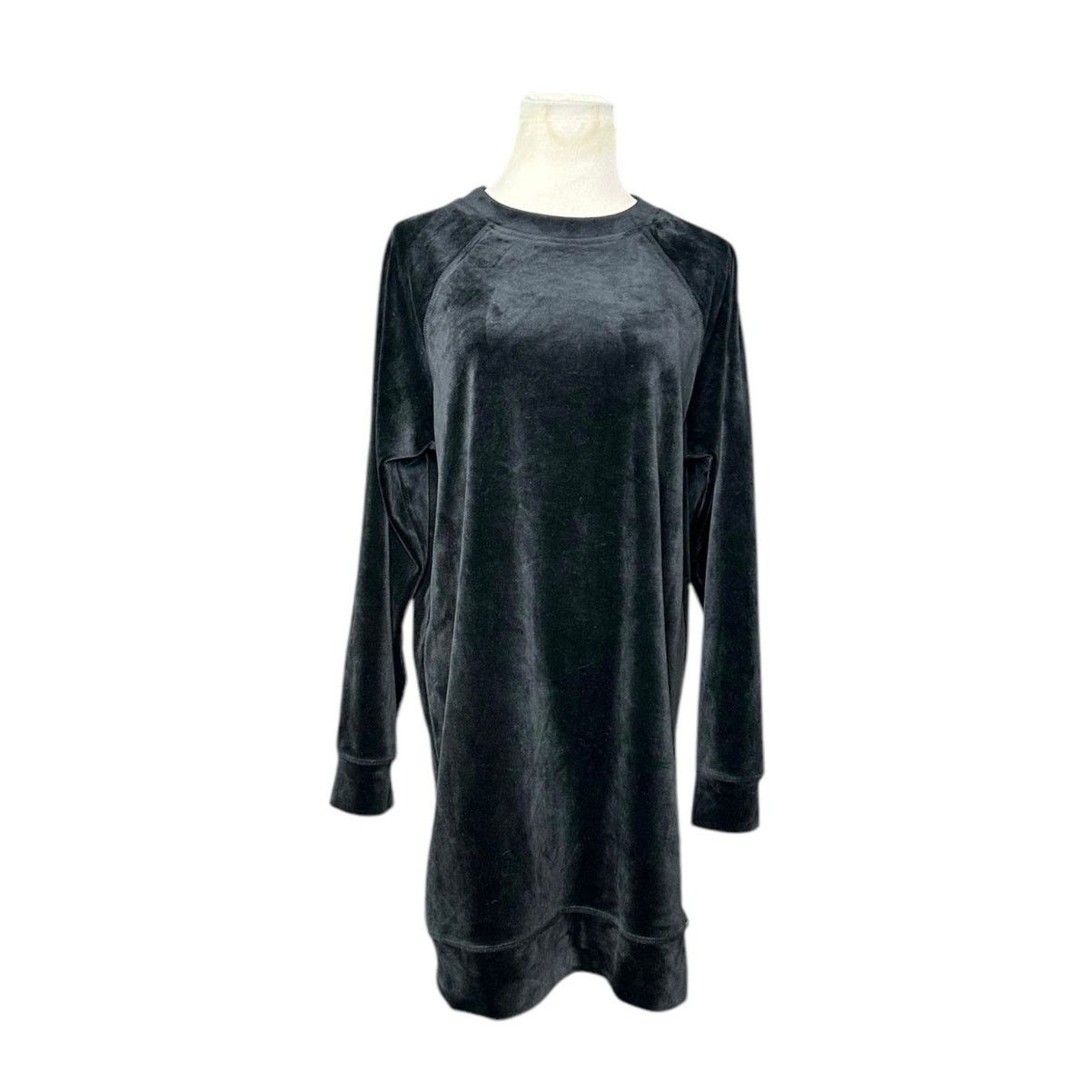 DKNY DKNY black velvet long sleeves mini t shirt dress size XS Size XS / US 0-2 / IT 36-38 - 15 Thumbnail