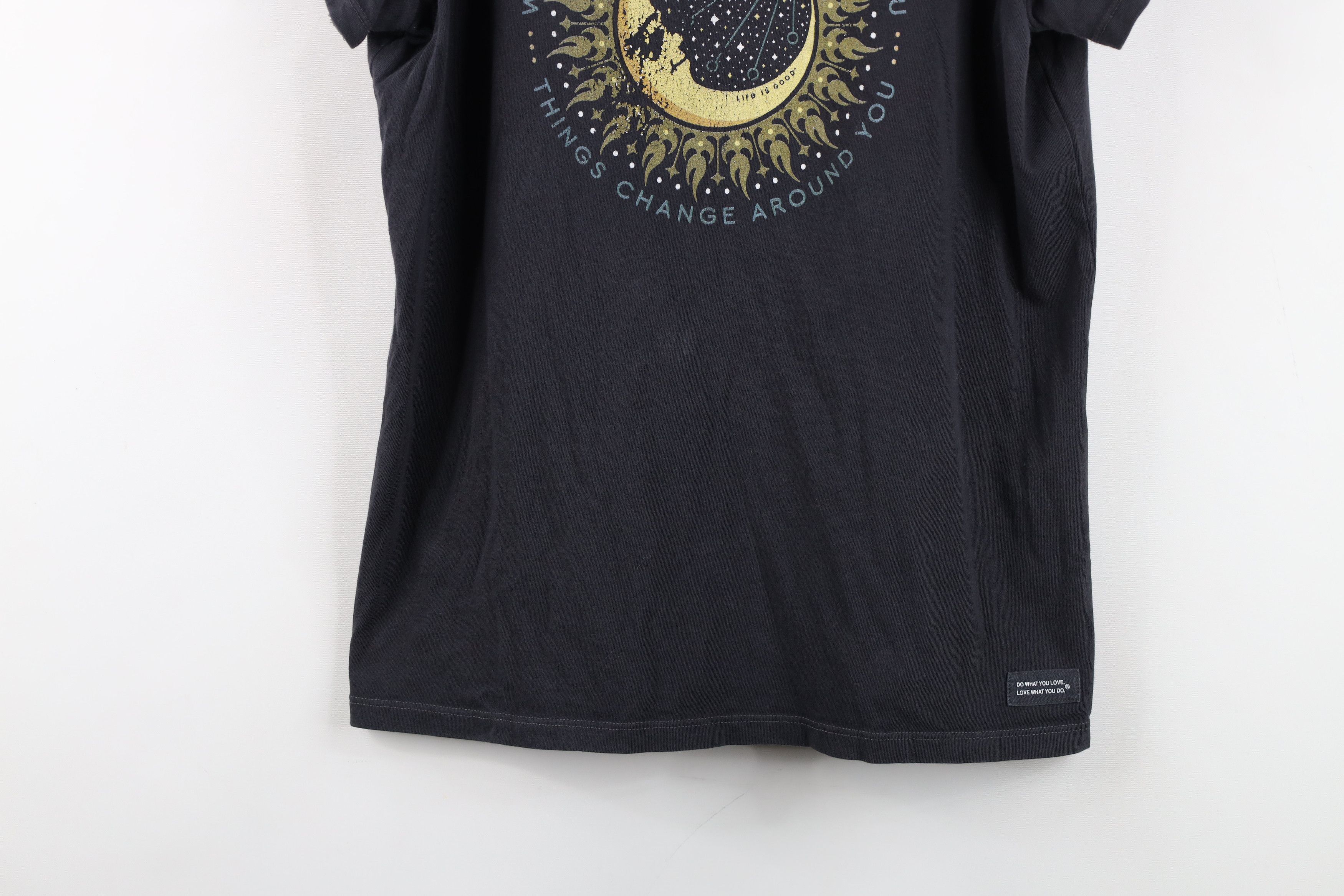 Life is Good Life Is Good Celestial Sun Moon Stars T-Shirt Gray Size L / US 10 / IT 46 - 3 Thumbnail