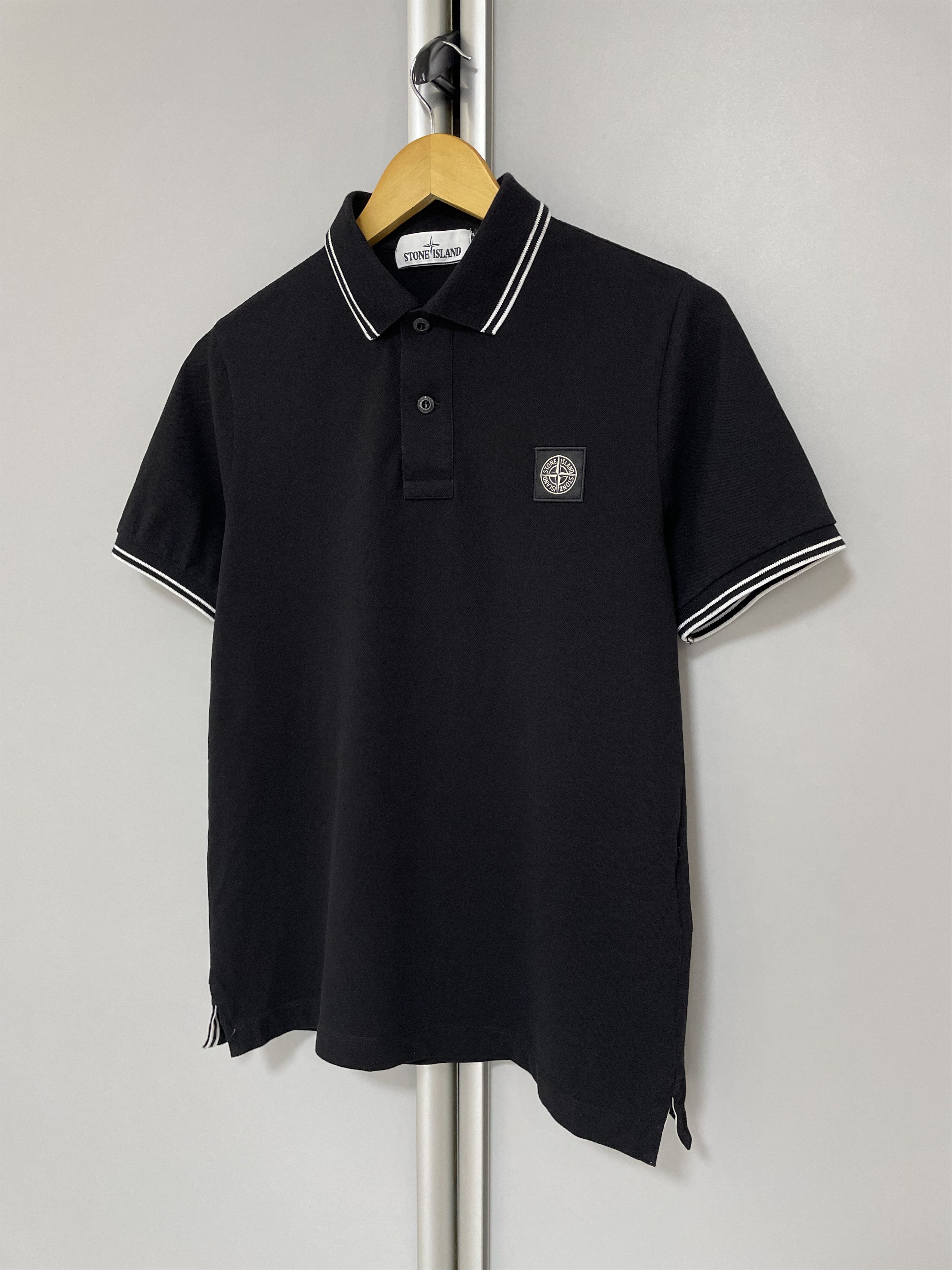 Stone Island STONE ISLAND Patch Program Polo Shirt Tee T-Shirt Black Size US S / EU 44-46 / 1 - 5 Thumbnail
