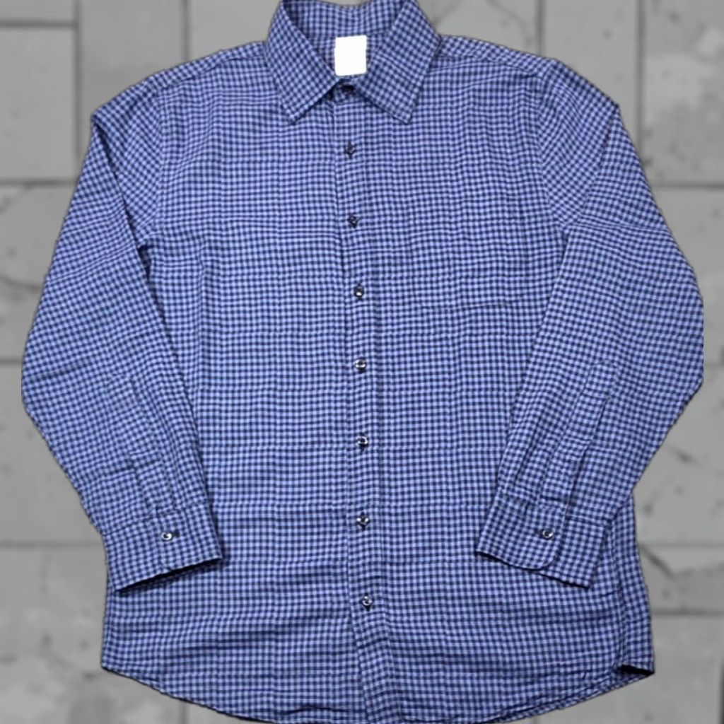 Brooks Brothers Brooks Brothers Slim Fit Blue Shirt Men 15.5-32 Button Up Gingham Check USA Made Dress Shirt Size US L / EU 52-54 / 3 - 1 Thumbnail