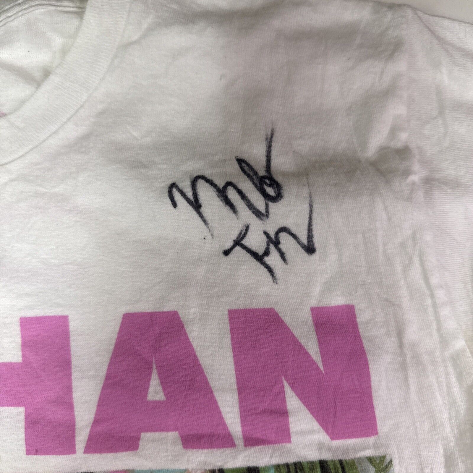 Other Meghan Trainor Charlie Puth Signed T Shirt Size M / US 6-8 / IT 42-44 - 3 Thumbnail