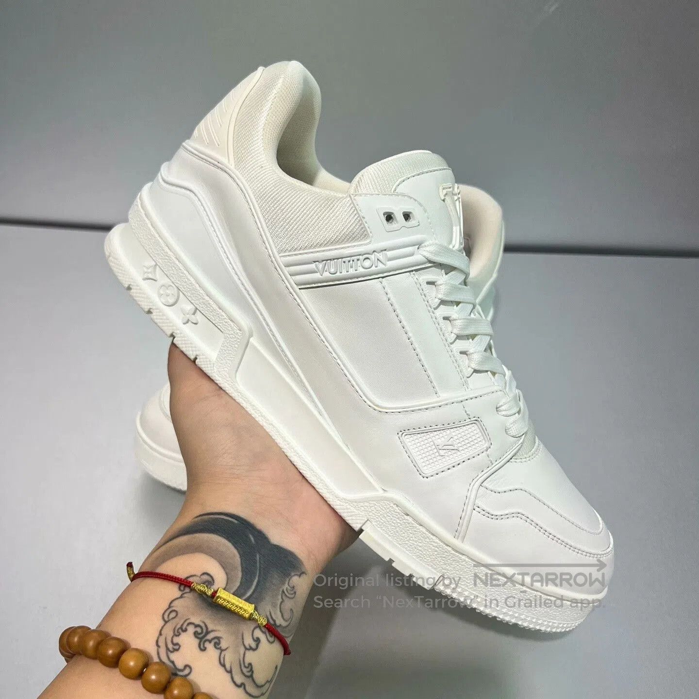 Louis Vuitton Louis Vuitton Trainer White Sneakers. Size US 9 / EU 42 - 9 Thumbnail