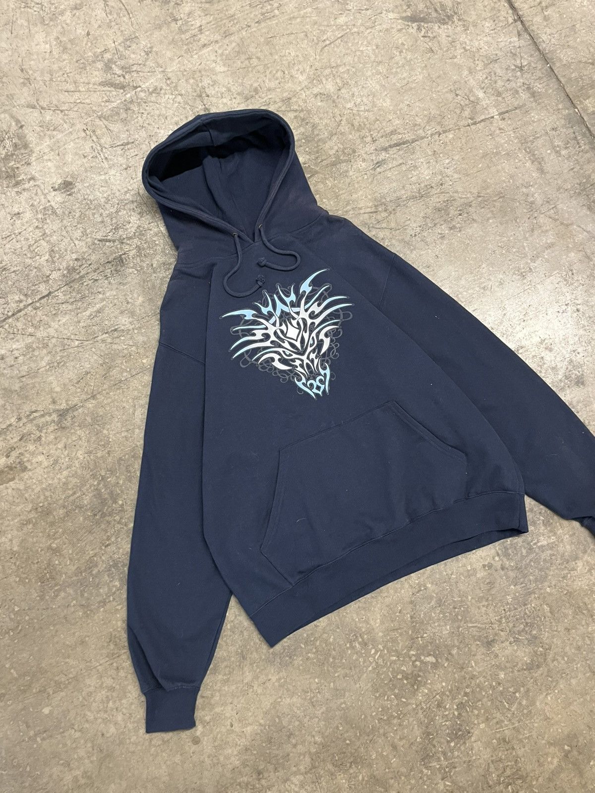 JNCO × Vintage Y2k Jnco style tribal hoodie skater rare hype boxy Size US L / EU 52-54 / 3 - 1 Thumbnail