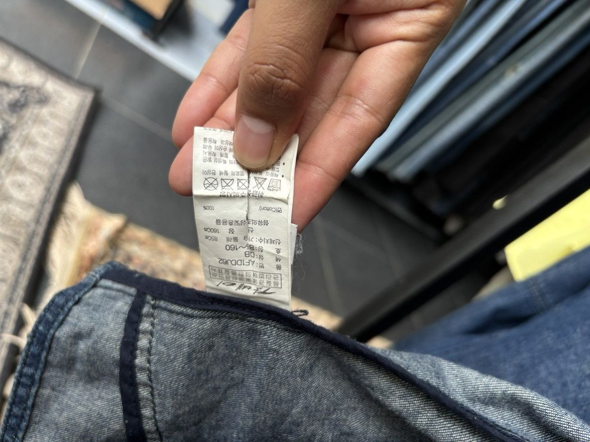 Japanese Brand Vintage Asymmetrical Denim Jacket by Jambangee Jeans Size US L / EU 52-54 / 3 - 8 Thumbnail