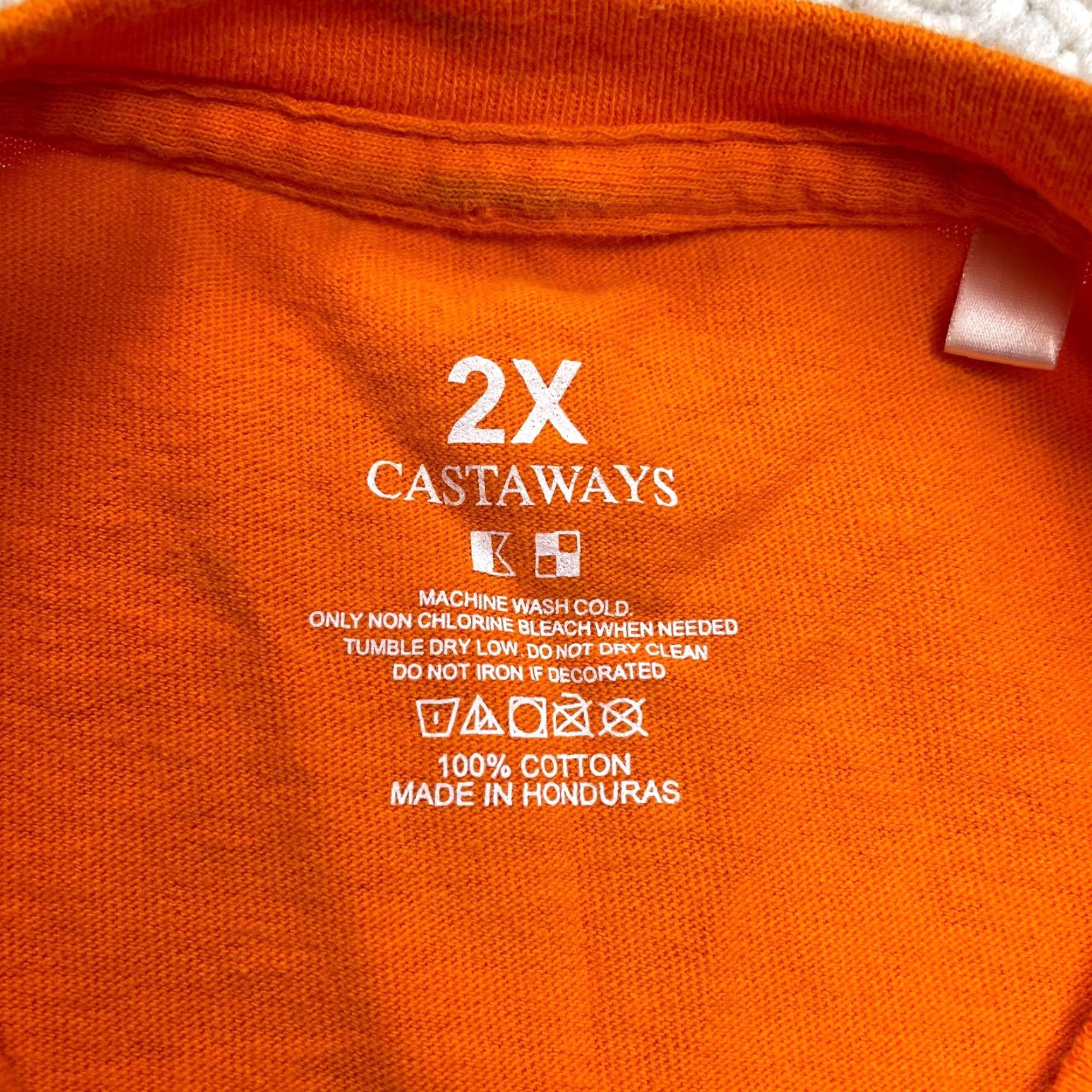Vintage Castaways Shirt Mens Big 2X Orange Tenesee Volunteers Graphic Short Sleeve Top Size US XXL / EU 58 / 5 - 3 Thumbnail