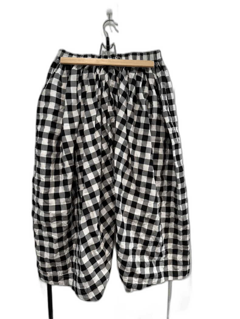 Comme des Garcons CDG Girl Checkered High-Waist Pants - dmc Size 26" / US 2 / IT 38 - 1 Thumbnail