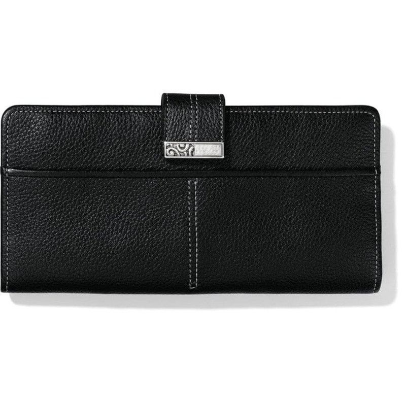 Brighton Brighton Black Barbados Large Leather Pocket Wallet Size ONE SIZE - 1 Thumbnail