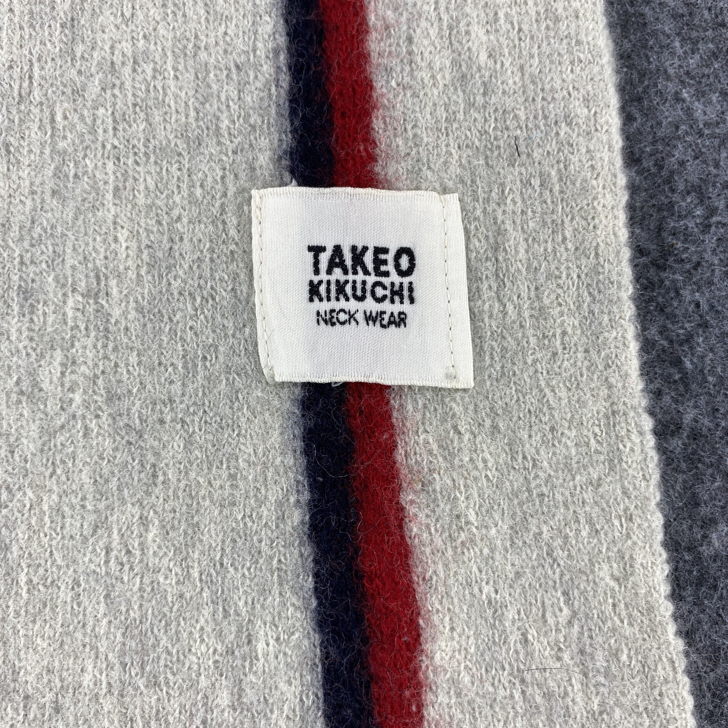 Takeo Kikuchi × Vintage Takeo Kikuchi Scarf # Muffler # Neckwear # D523 Size ONE SIZE - 2 Thumbnail