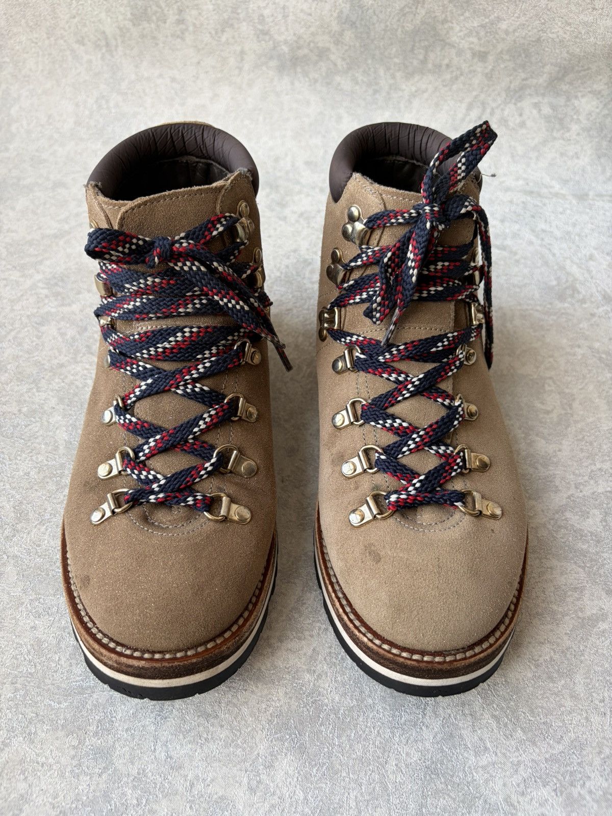 Moncler Moncler Blanche Glittered Suede Ankle Hiking Vibram Boots Size US 10 / IT 40 - 3 Thumbnail
