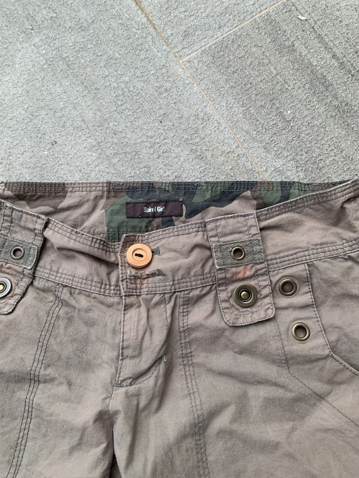 Japanese Brand Spiral Girl Cargo Pants Size 30" / US 8 / IT 44 - 8 Thumbnail