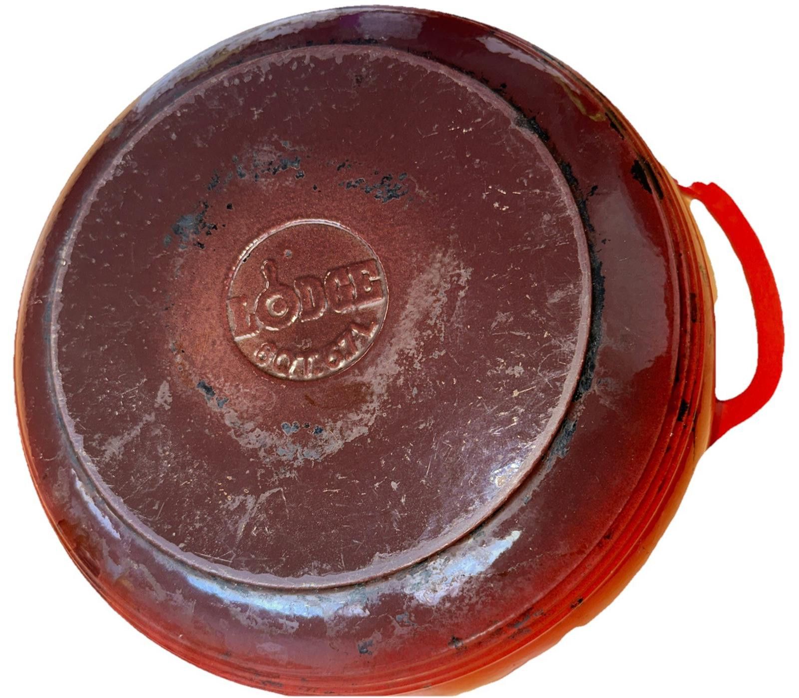 Other Lodge Cast Iron Porcelain Enameled 6 qt Dutch Oven Red Size ONE SIZE - 8 Thumbnail