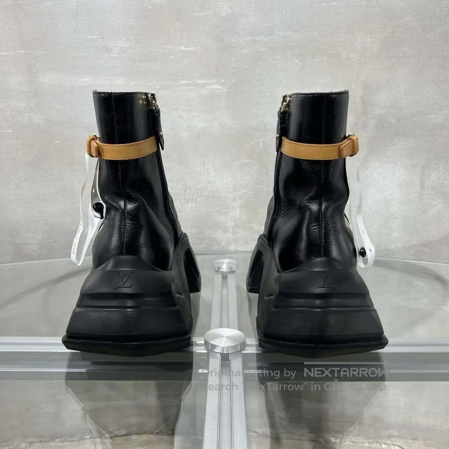 Louis Vuitton Louis Vuitton Archlight2.0 Black Leather boots Size US 7 / IT 37 - 6 Thumbnail