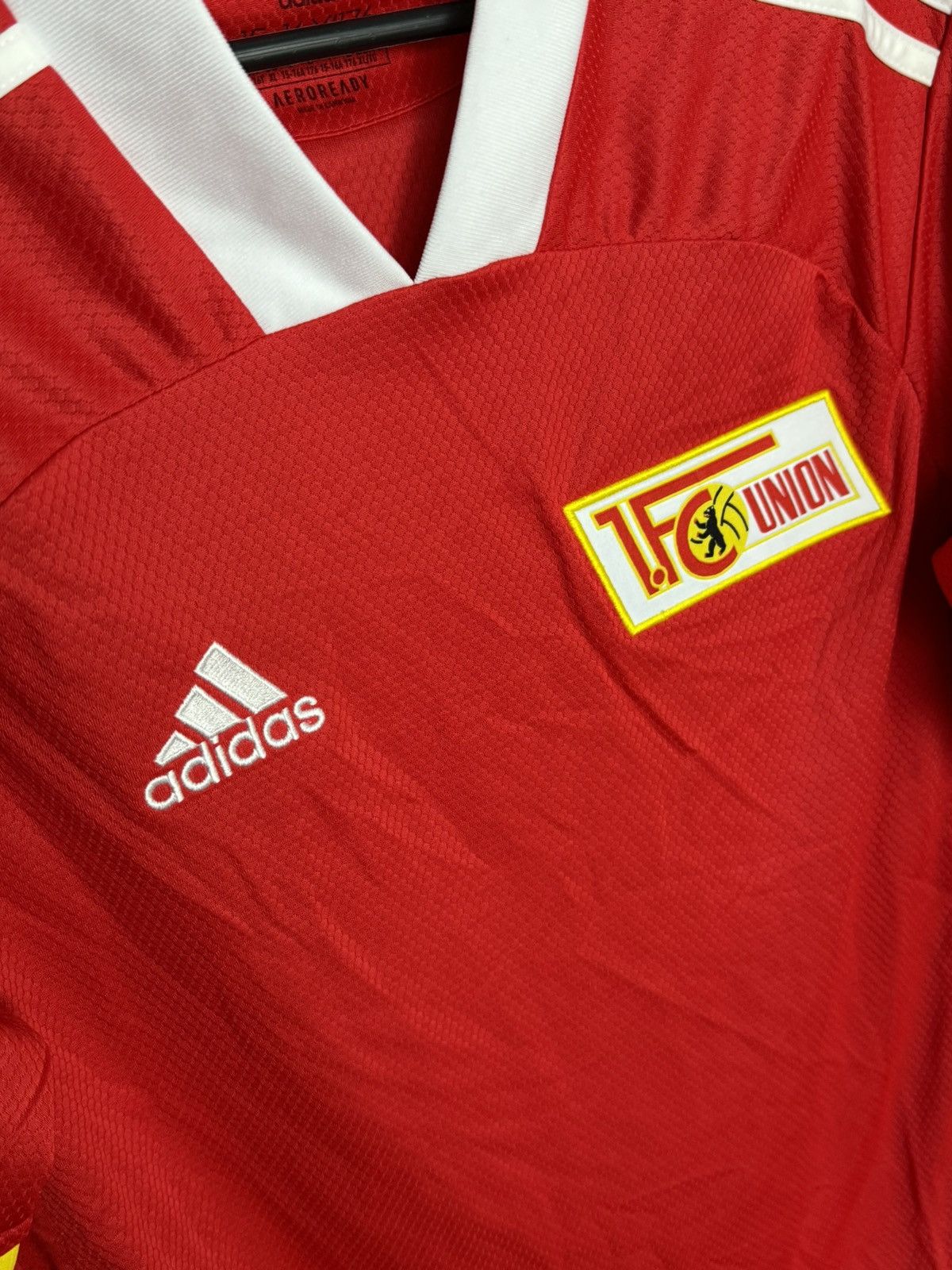 Adidas KIDS New Union Berlin 20/21 Home Football Jersey T-Shirt Size US S / EU 44-46 / 1 - 3 Thumbnail