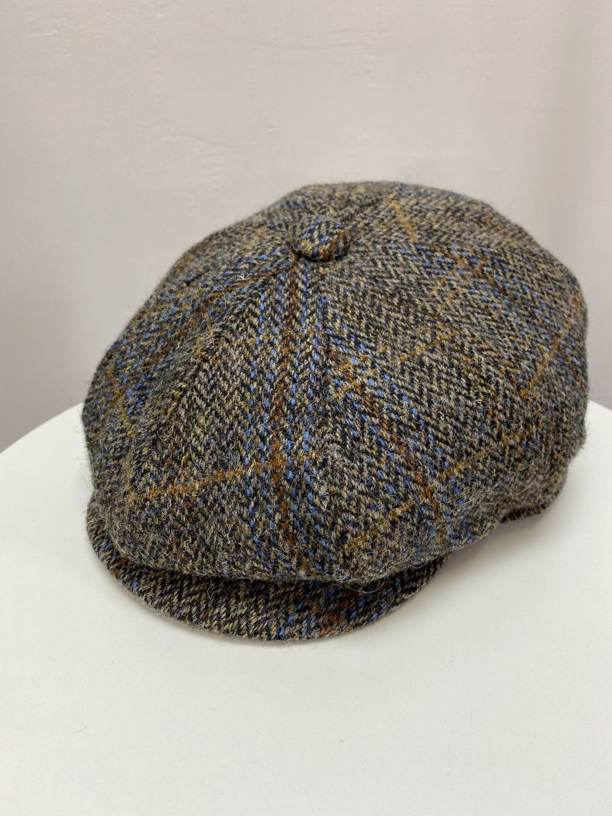 Harris Tweed × Vintage Vintage Failsworth Harris Tweed Wool Flat Hat Cap Size ONE SIZE - 3 Thumbnail