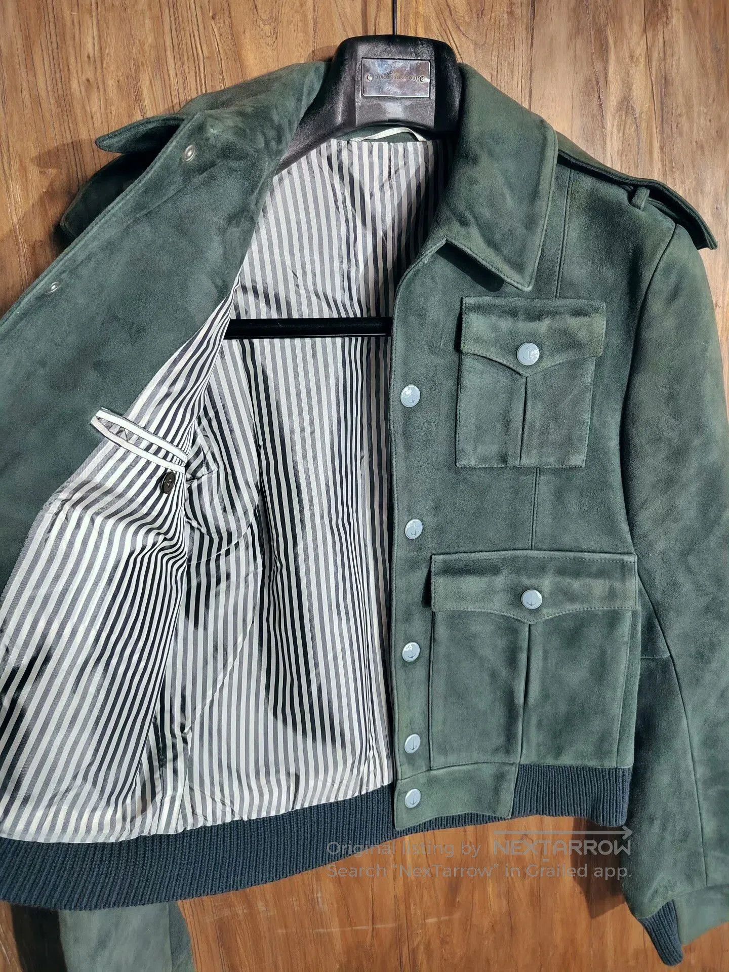Thom Browne Thom Browne Suede Hunting Jacket. Size US XS / EU 42 / 0 - 4 Thumbnail