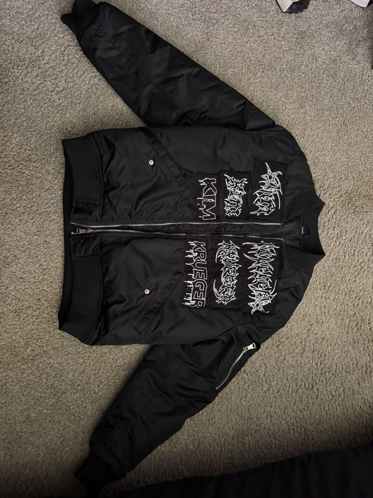 Ken Carson × Kim Krueger × Playboi Carti Kim krueger bomber jacket
