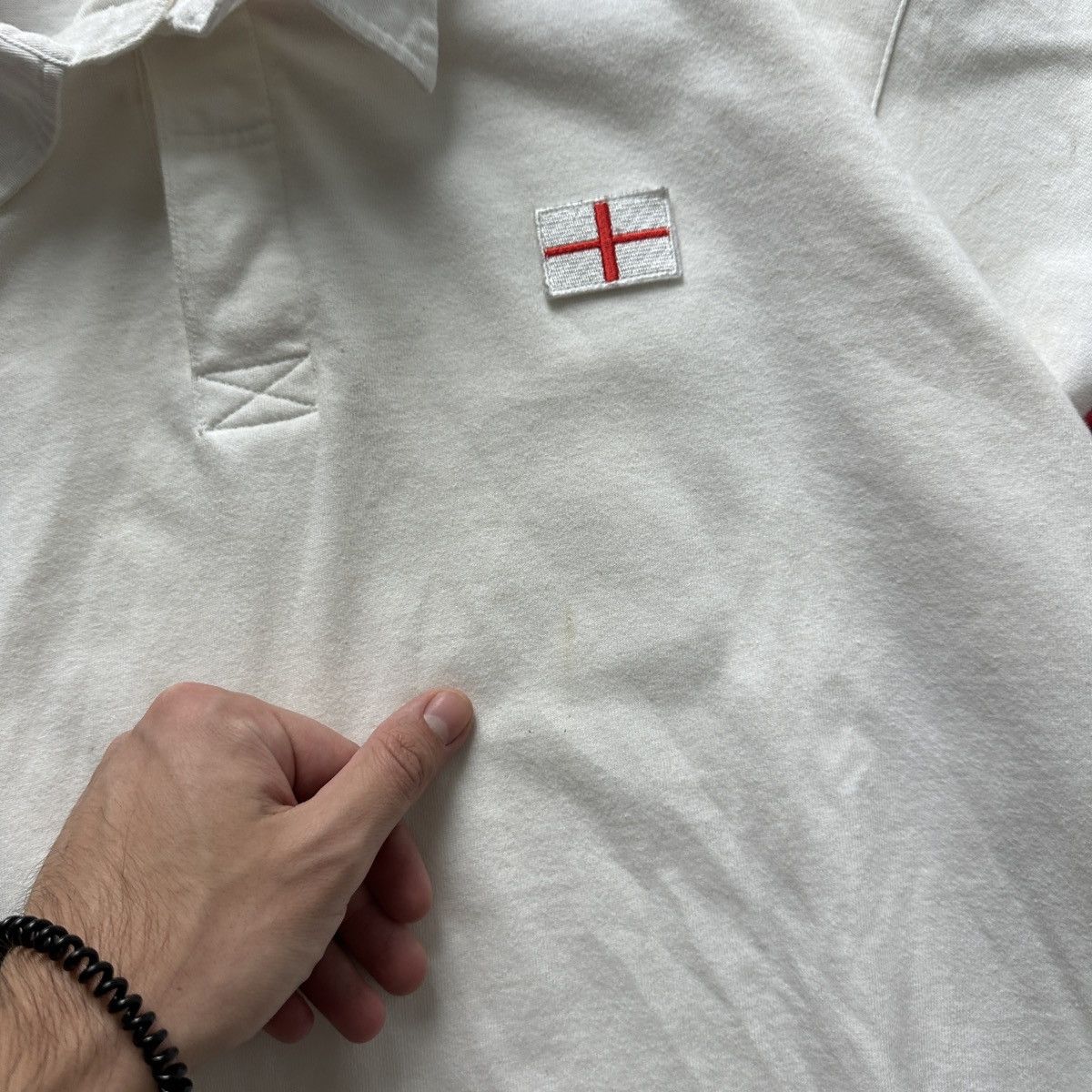 Canterbury of New Zealand Vintage 90s England Rugby jersey IRB world cup 1999 rare UK Size US L / EU 52-54 / 3 - 7 Thumbnail